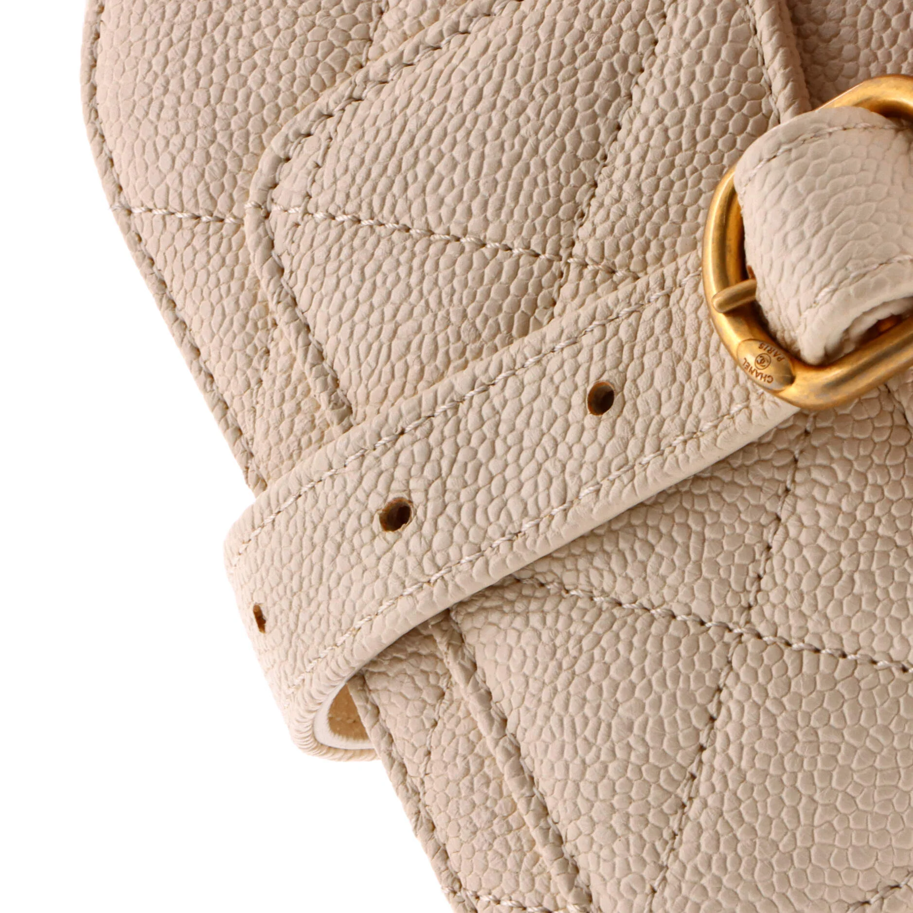 Zip Around Belt Bag Quilted Caviar - Image 7