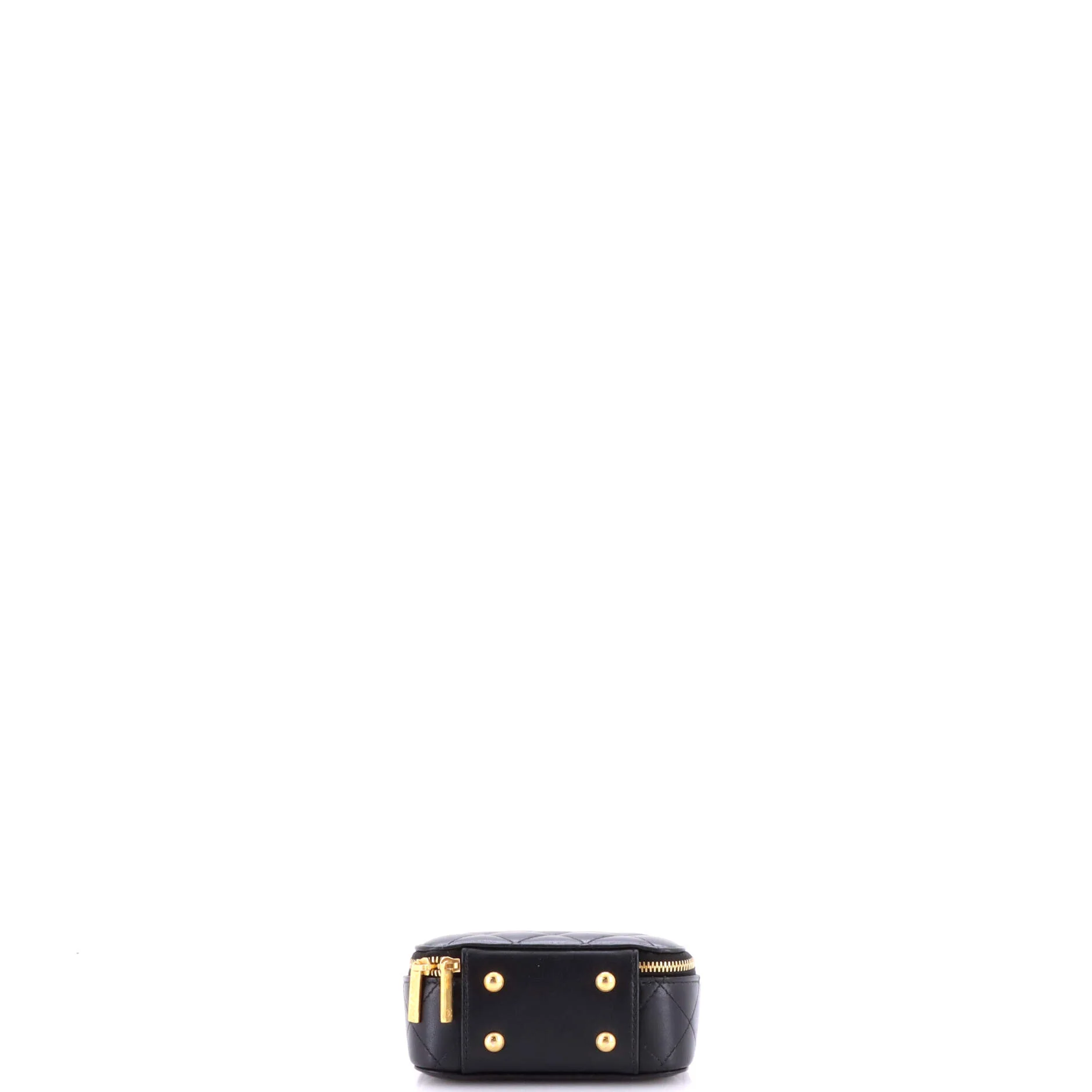 Chic Riviera Vanity Case with Chain Quilted Lambskin Mini - Image 4