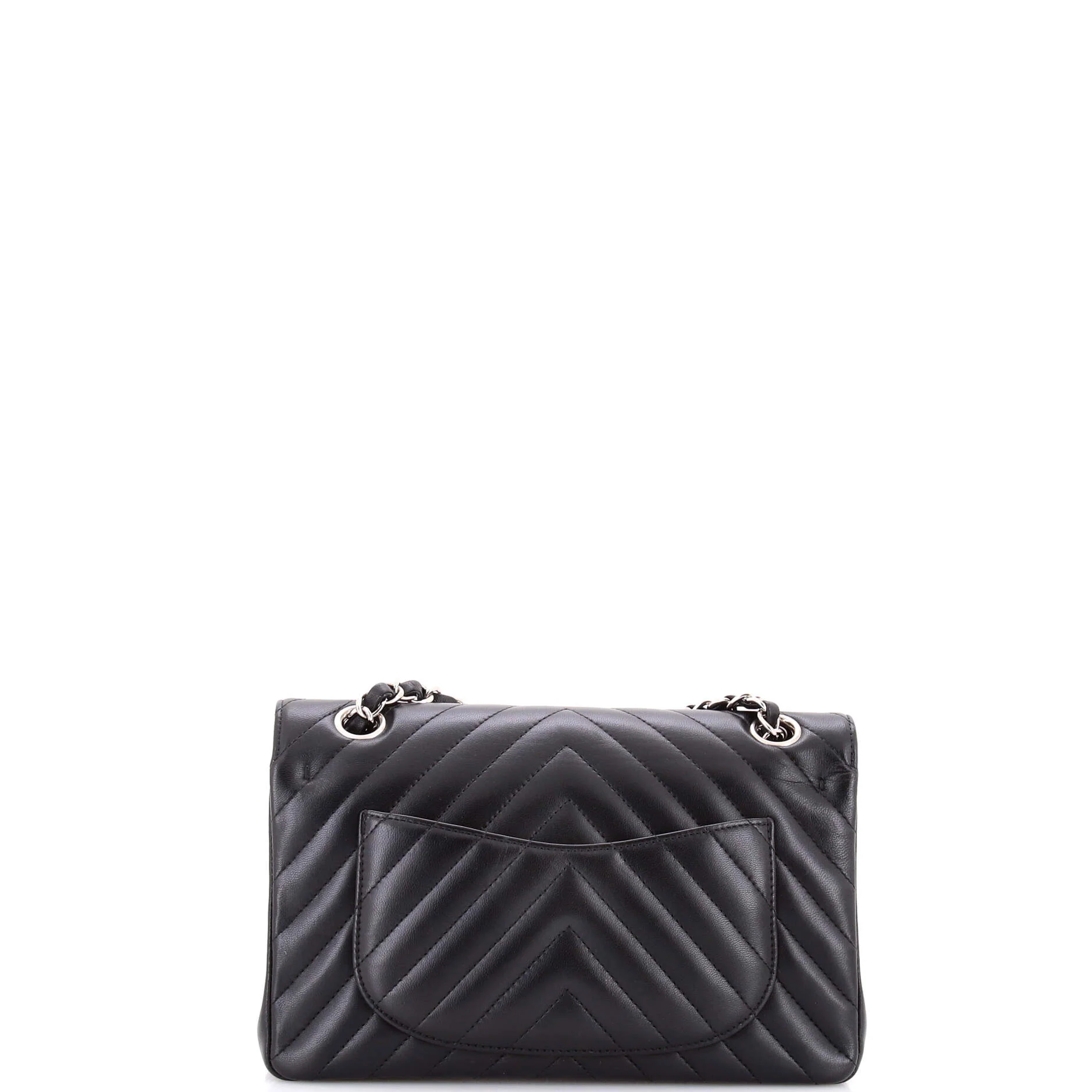 Classic Double Flap Bag Chevron Lambskin Medium - Image 4