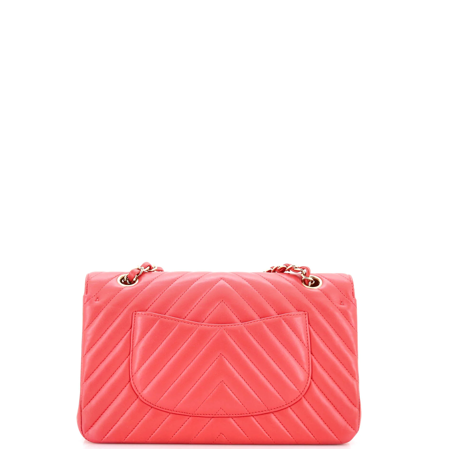 Classic Double Flap Bag Chevron Lambskin Medium - Image 3