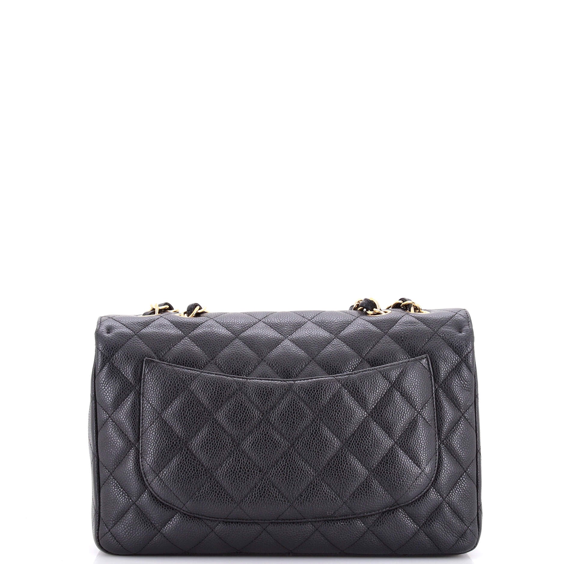 Classic Double Flap Bag Quilted Caviar Jumbo - Image 3