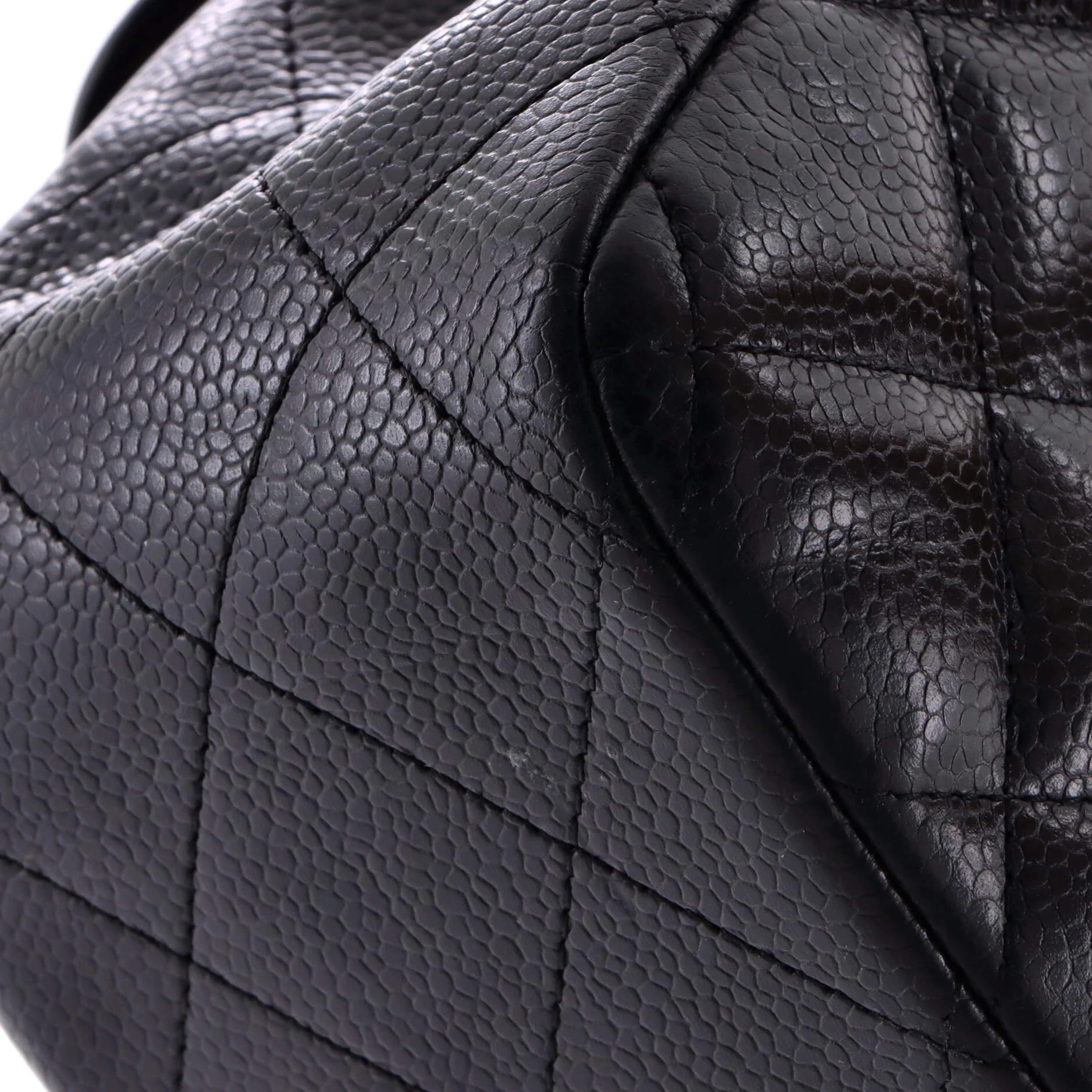 Classic Double Flap Bag Quilted Caviar Jumbo - Image 7