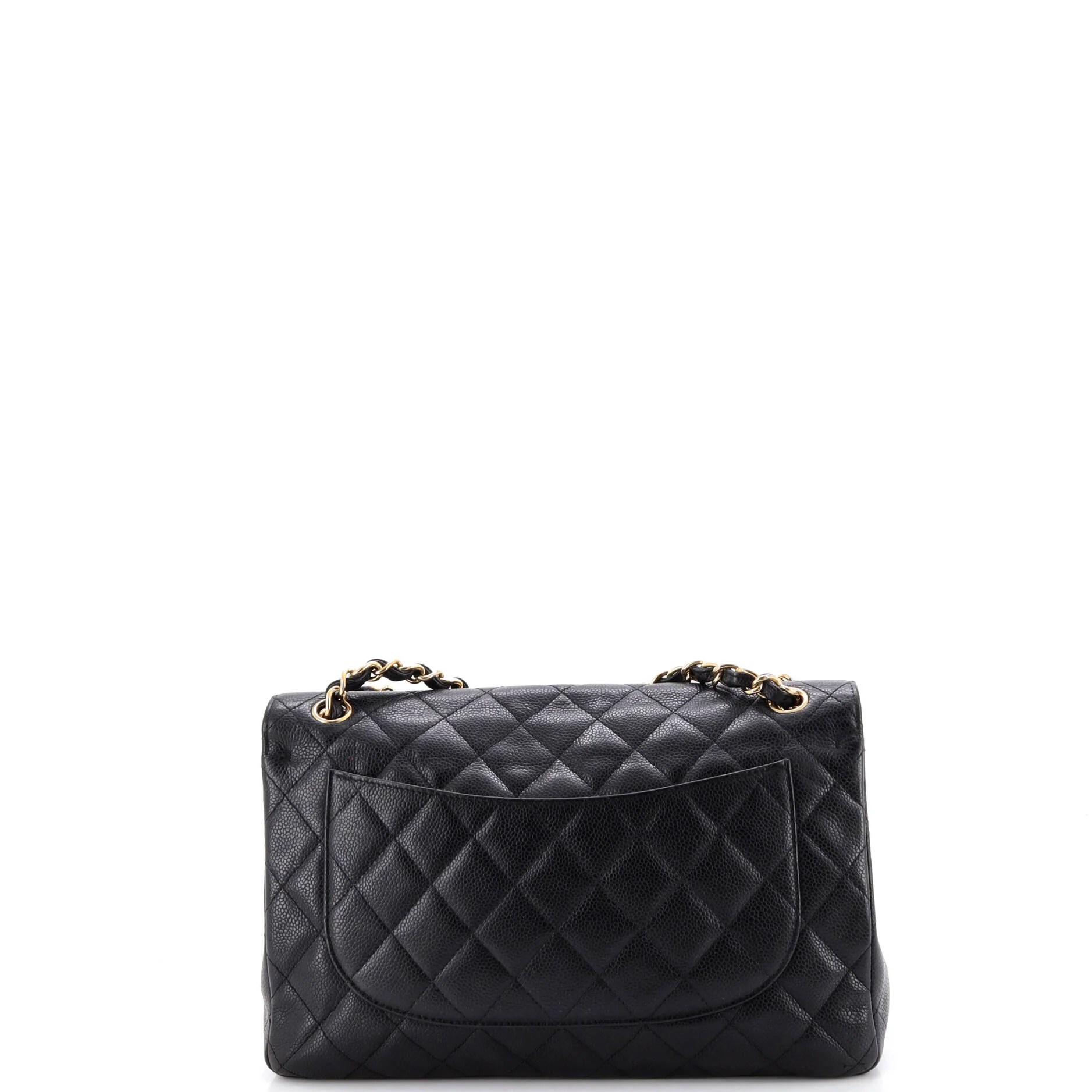 Classic Double Flap Bag Quilted Caviar Jumbo - Image 3
