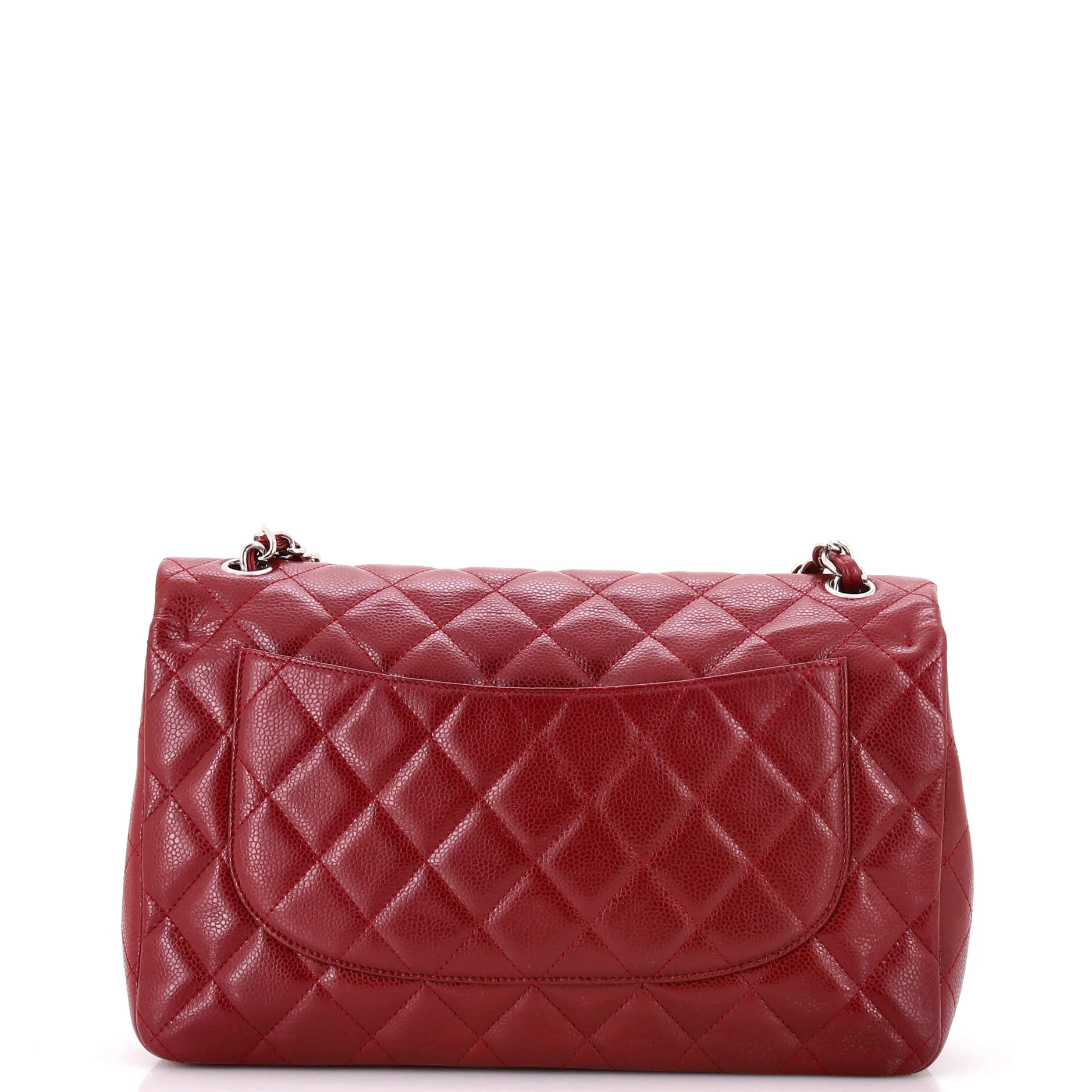 Classic Double Flap Bag Quilted Caviar Jumbo - Image 3