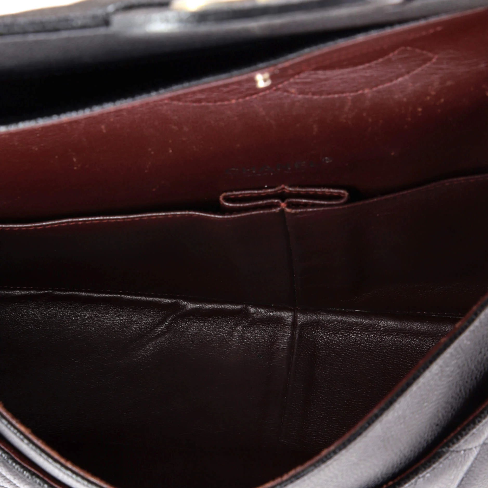 Classic Double Flap Bag Quilted Caviar Maxi - Image 5
