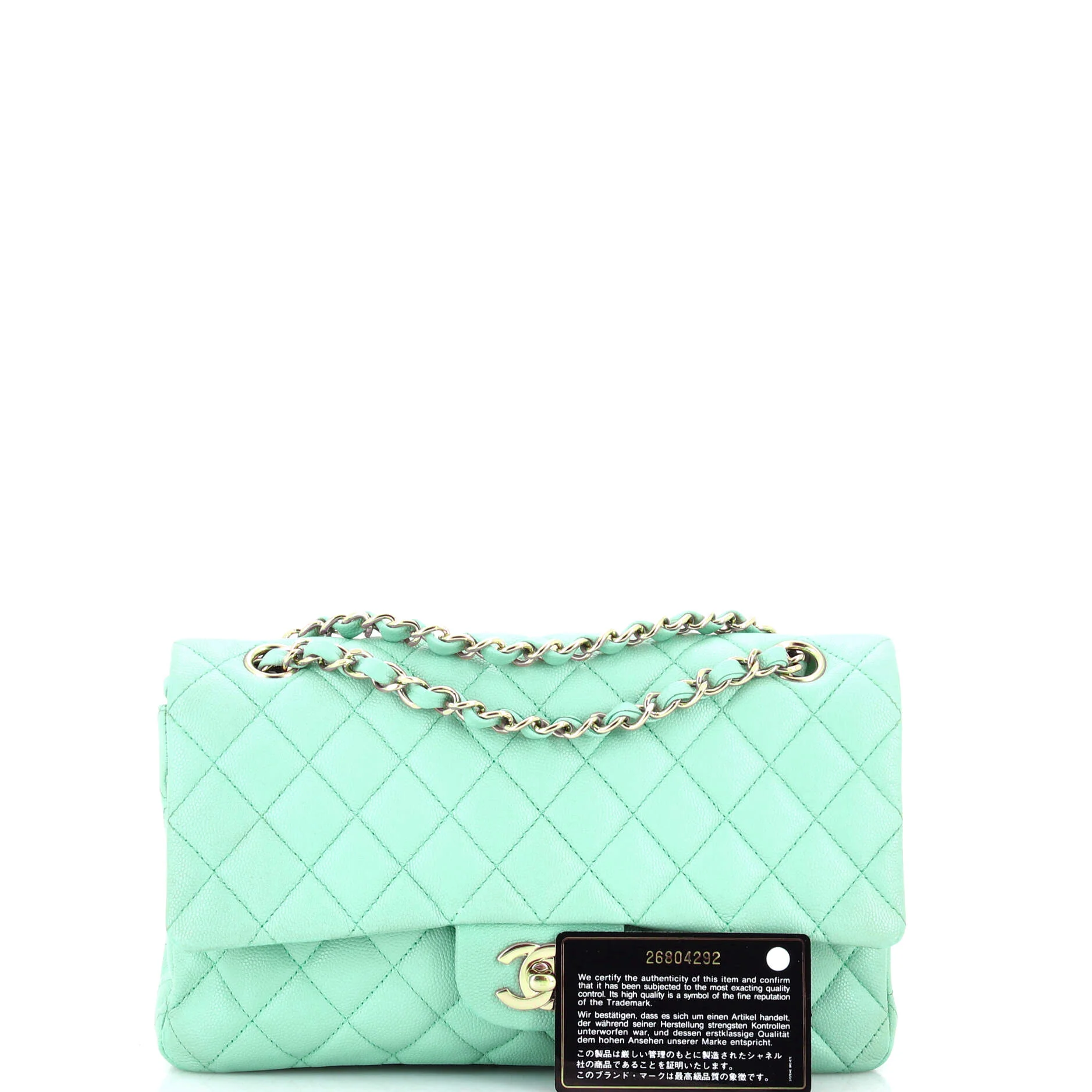 Classic Double Flap Bag Quilted Caviar Medium - Image 2