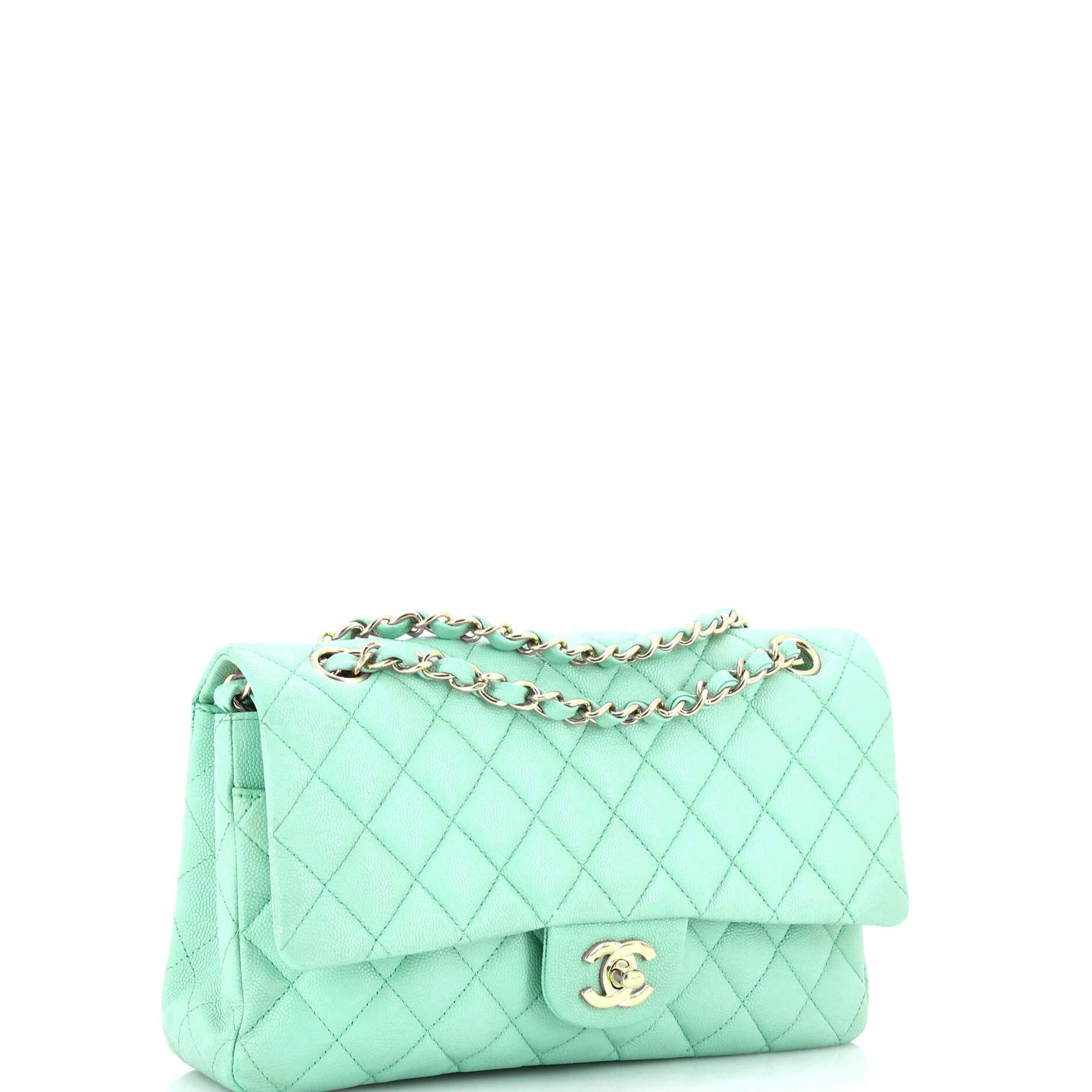 Classic Double Flap Bag Quilted Caviar Medium - Image 3