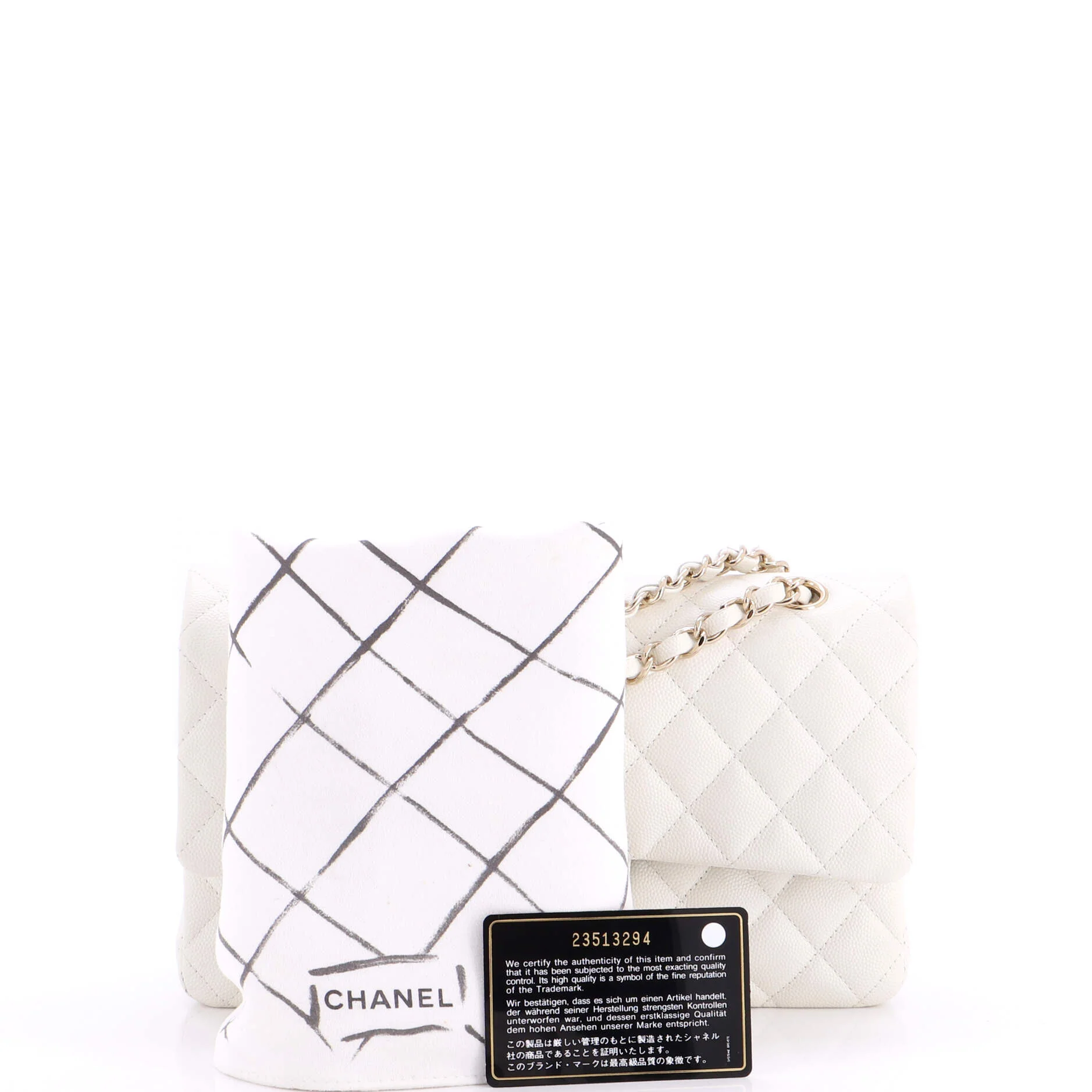 Classic Double Flap Bag Quilted Caviar Medium - Image 2