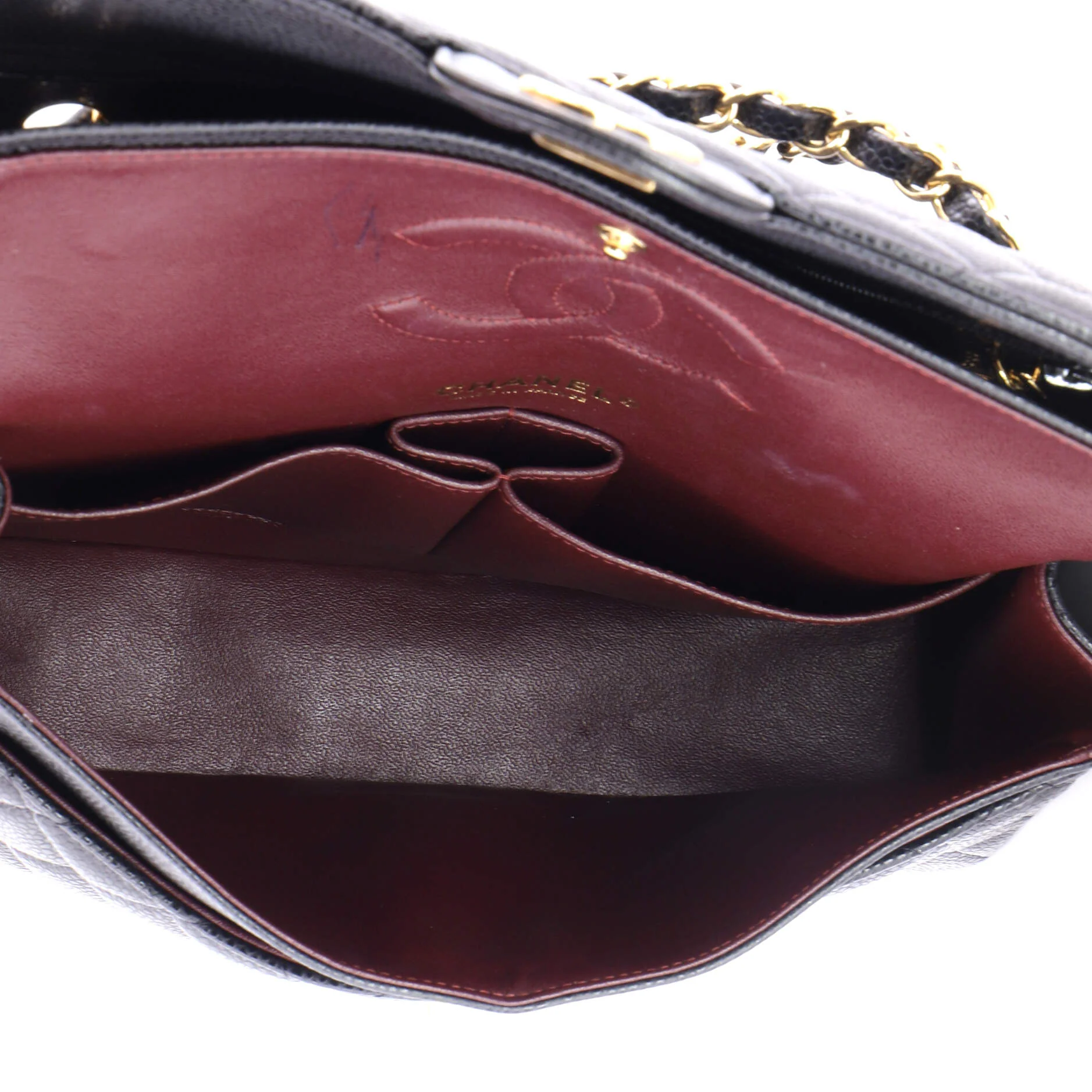 Classic Double Flap Bag Quilted Caviar Medium - Image 5