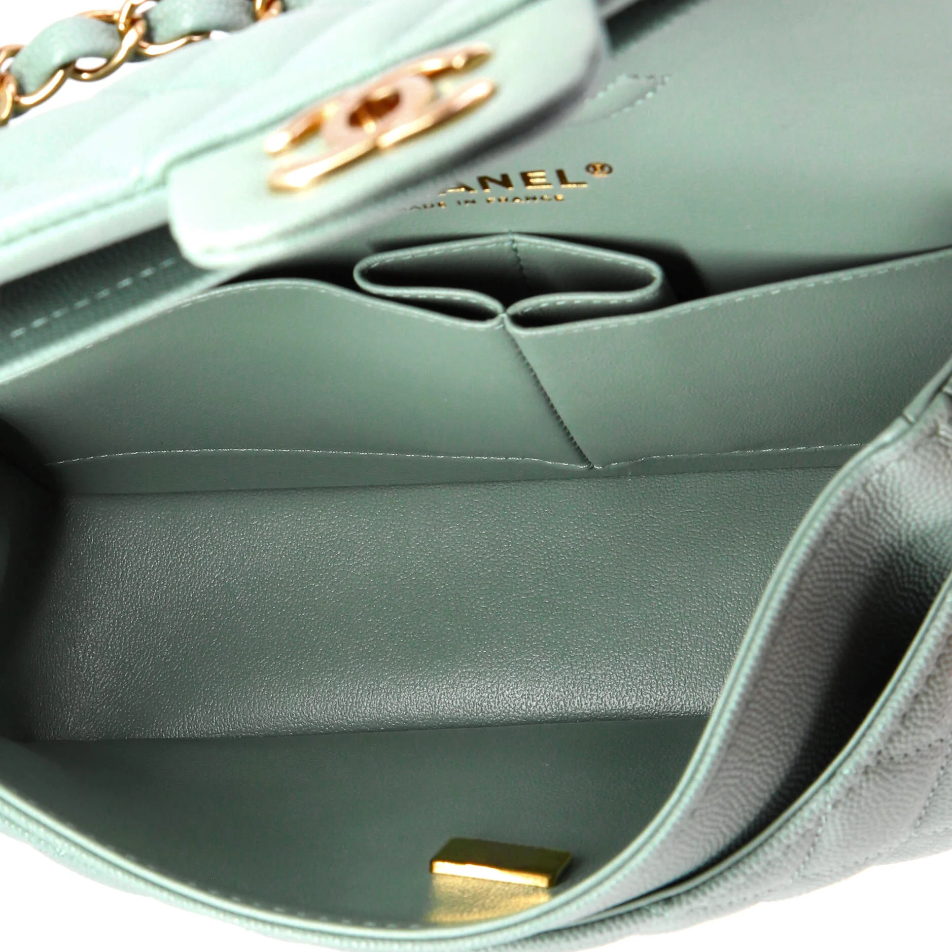 Classic Double Flap Bag Quilted Caviar Small - Image 5