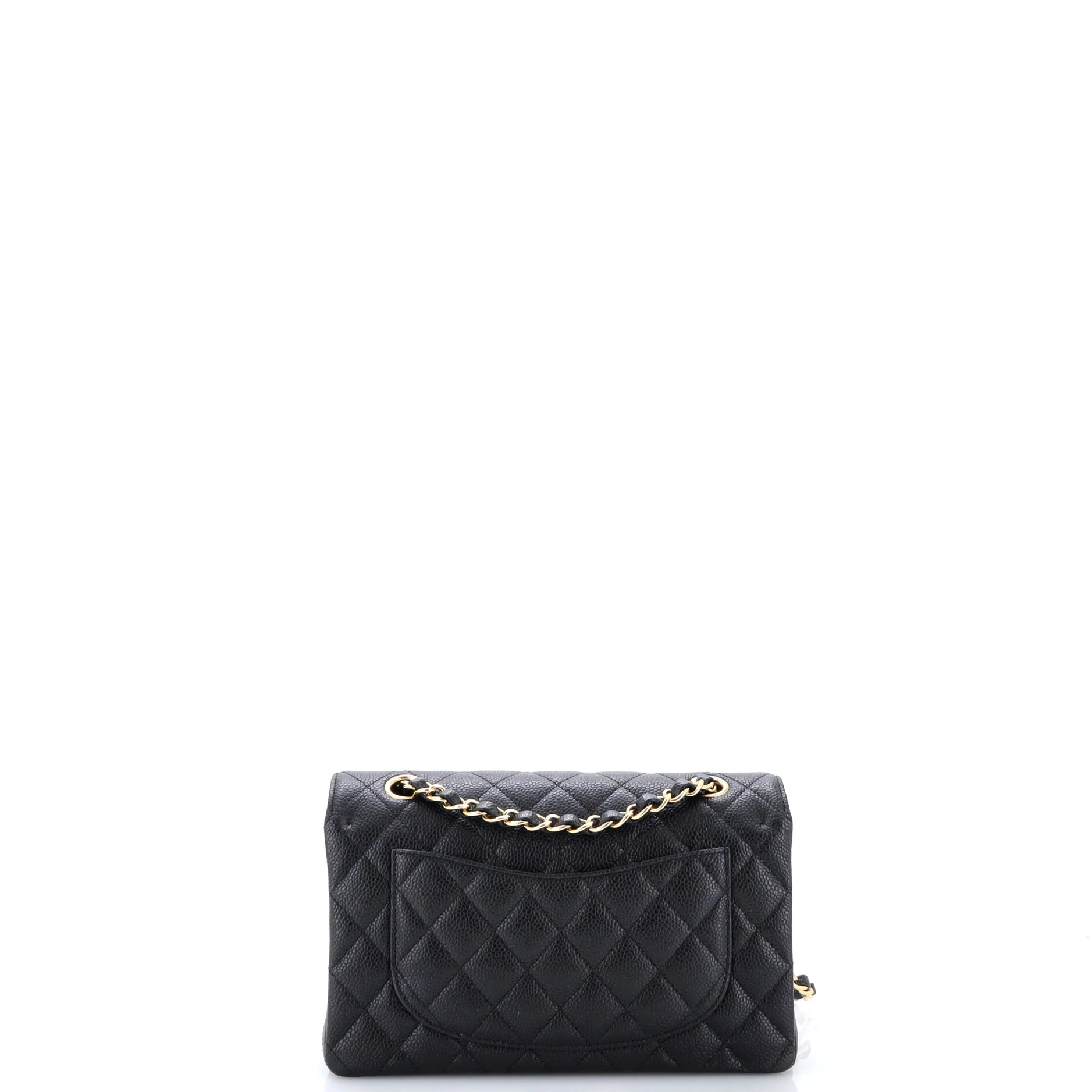 Classic Double Flap Bag Quilted Caviar Small - Image 3
