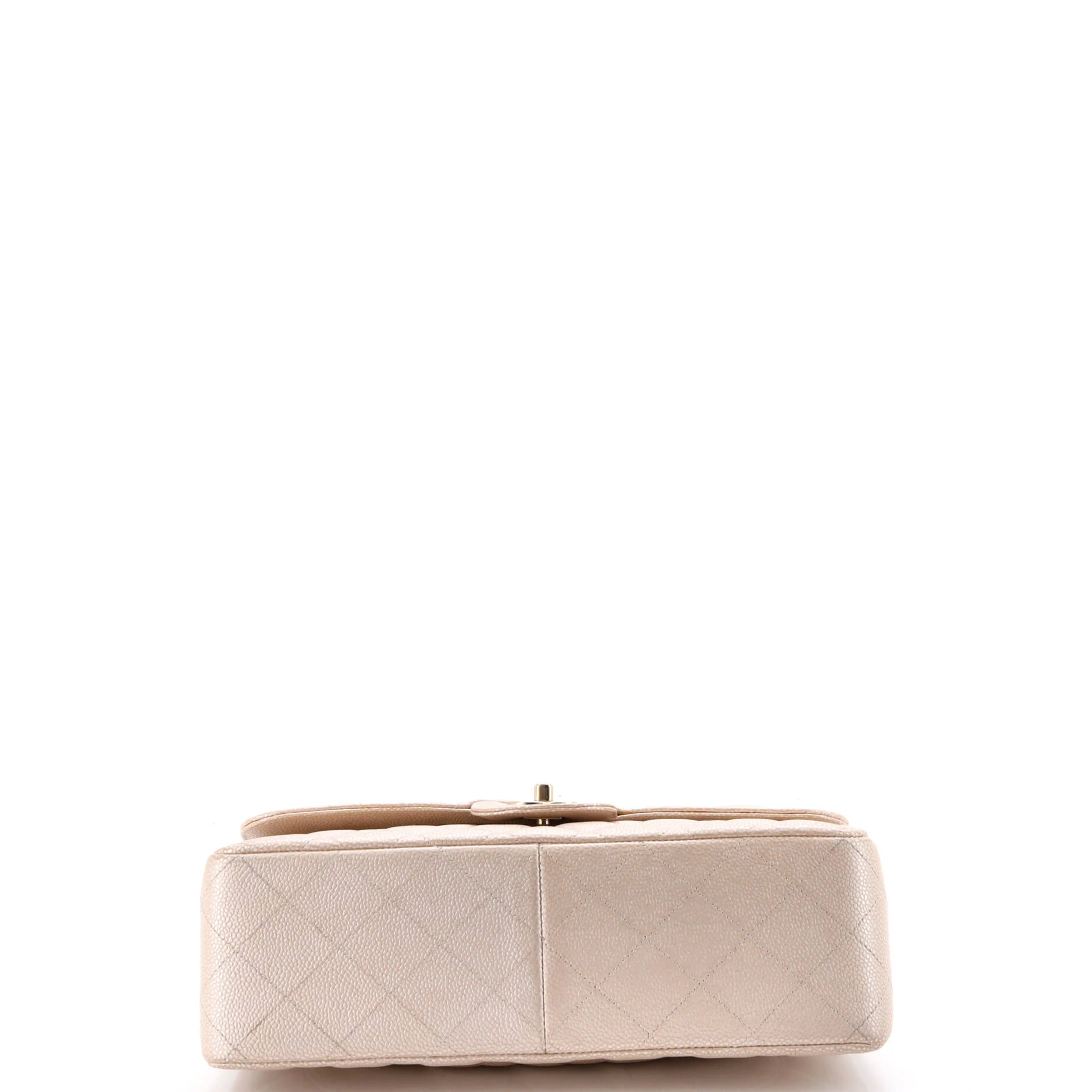 Classic Double Flap Bag Quilted Iridescent Caviar Jumbo - Image 4