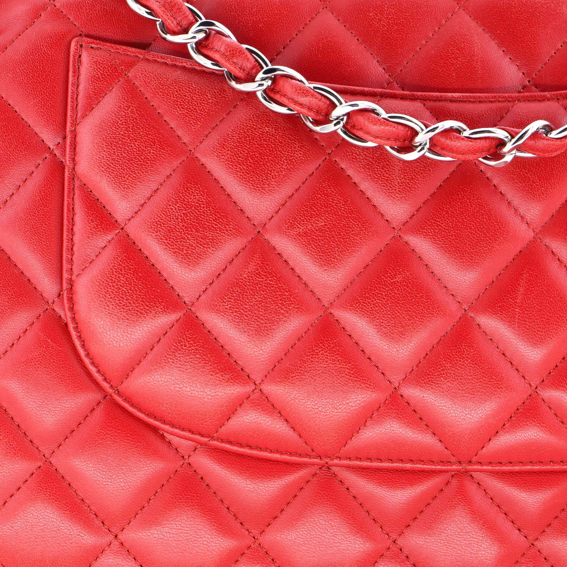 Classic Double Flap Bag Quilted Lambskin Jumbo - Image 8