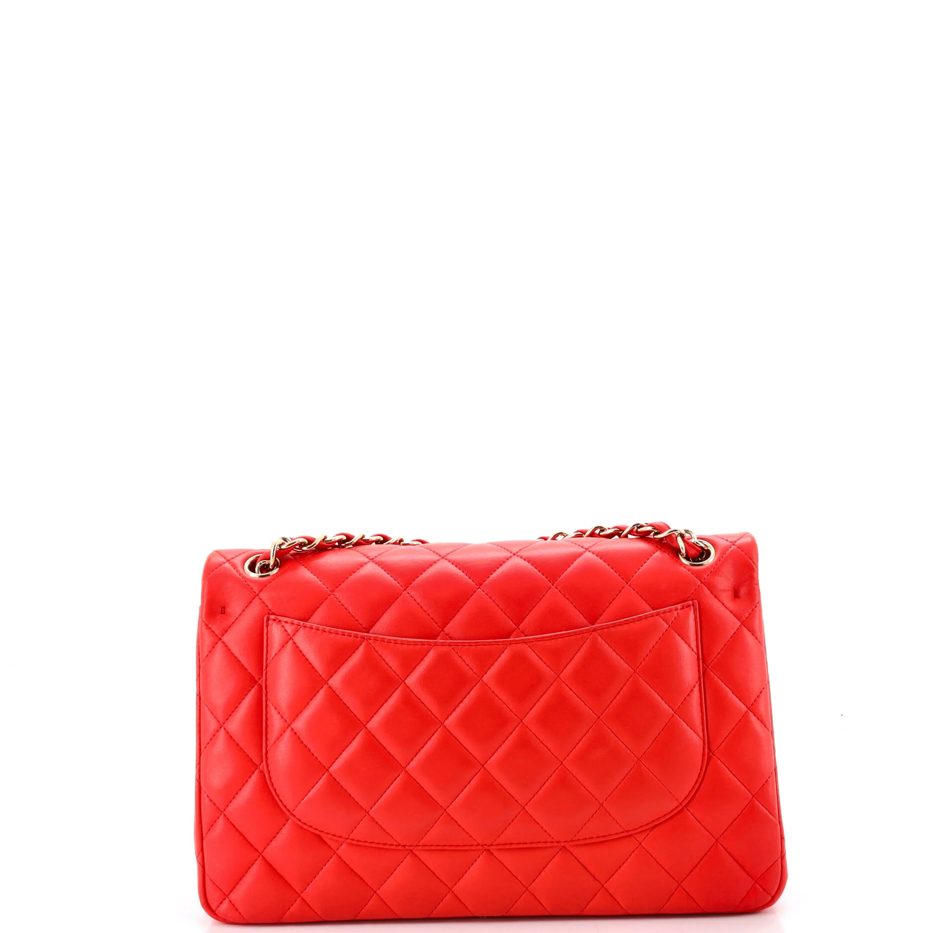 Classic Double Flap Bag Quilted Lambskin Jumbo - Image 4