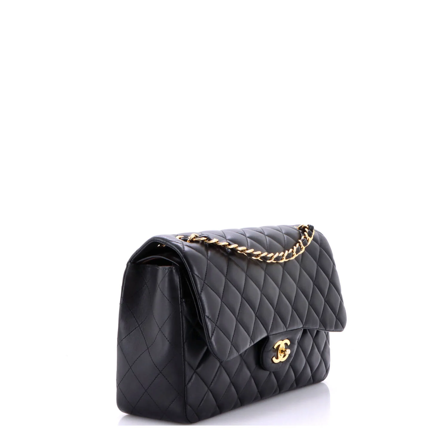 Classic Double Flap Bag Quilted Lambskin Jumbo - Image 3