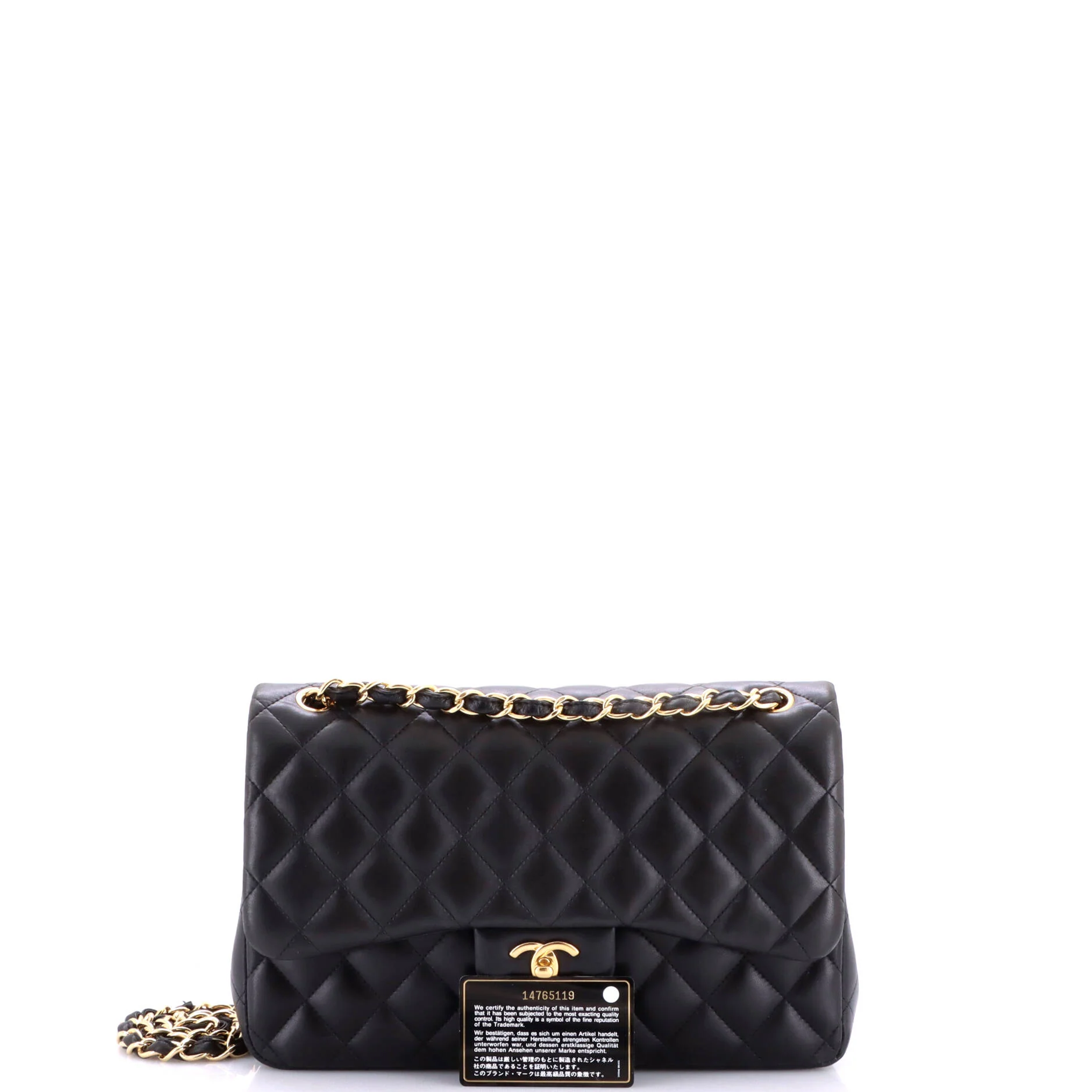 Classic Double Flap Bag Quilted Lambskin Jumbo - Image 2