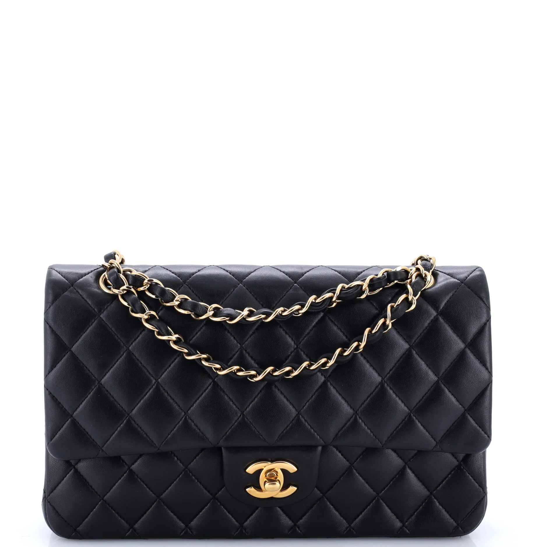 Classic Double Flap Bag Quilted Lambskin Medium