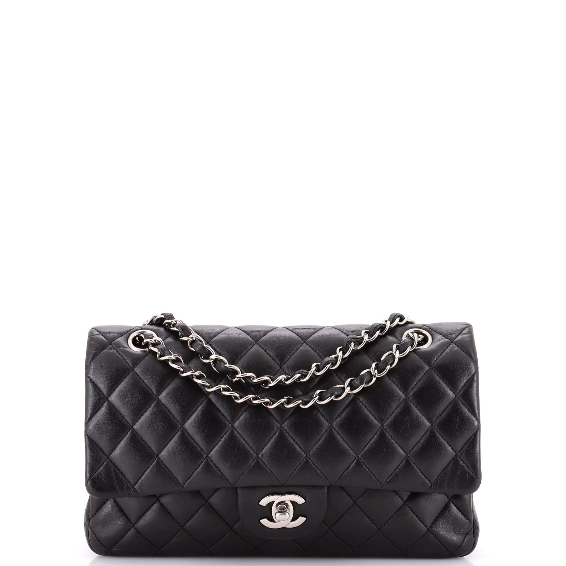 Classic Double Flap Bag Quilted Lambskin Medium
