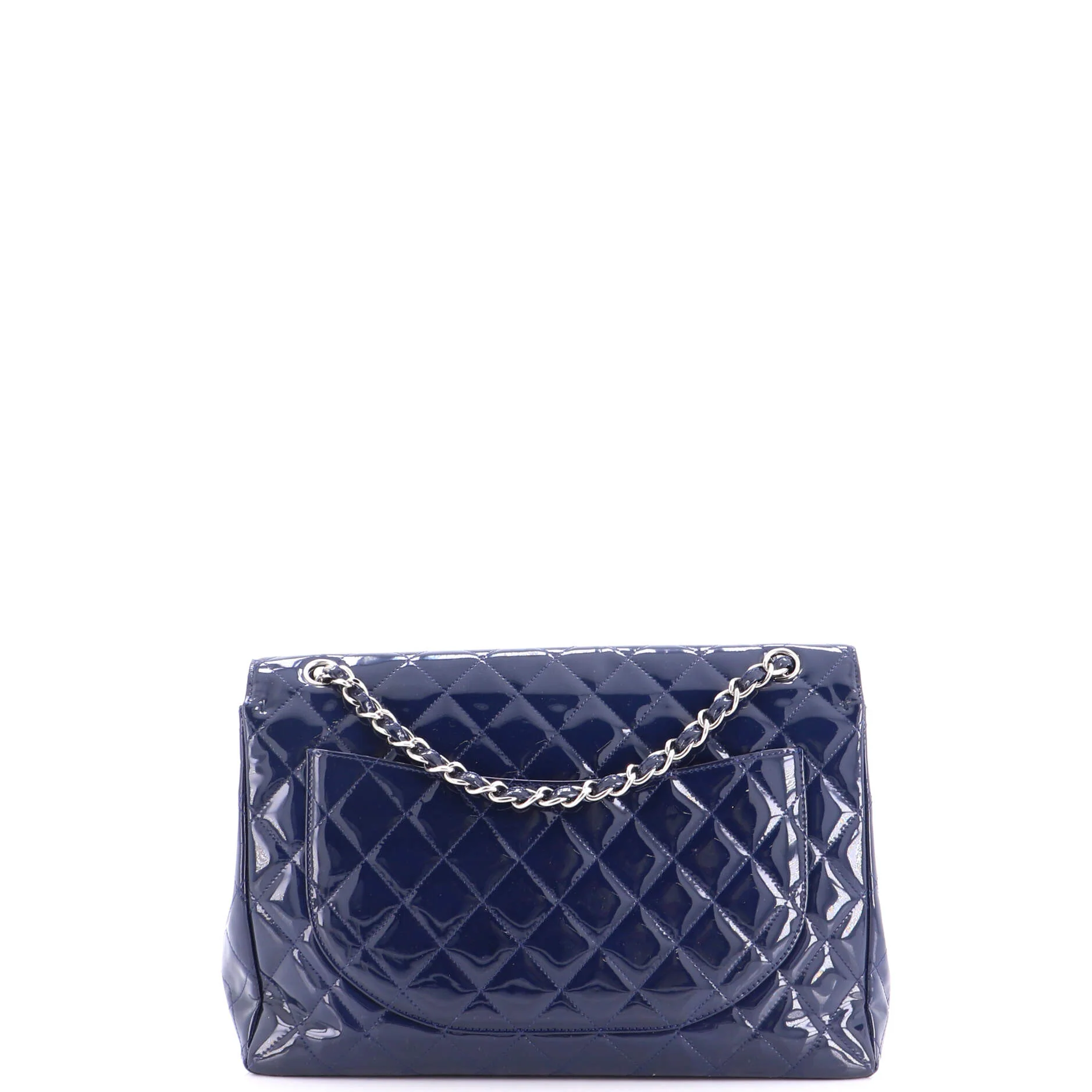 Classic Double Flap Bag Quilted Patent Jumbo - Image 3