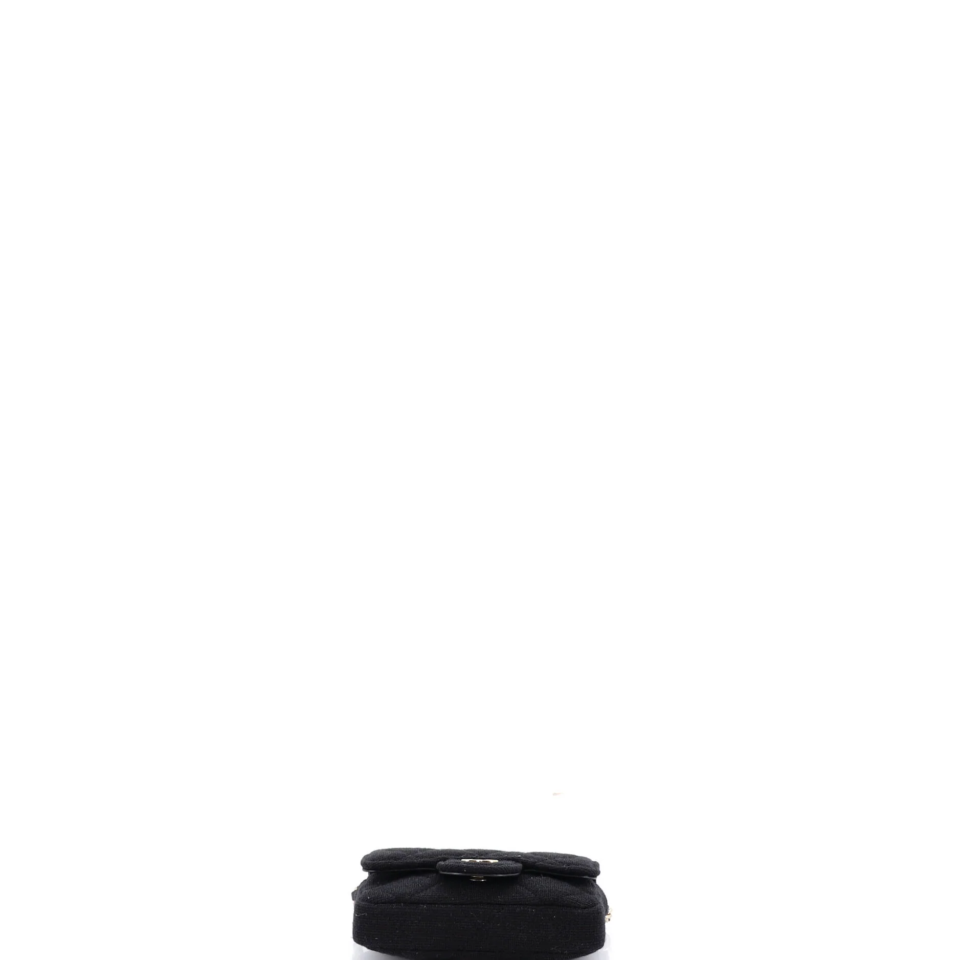 Classic Flap Chain Belt Bag Quilted Jersey Mini - Image 5