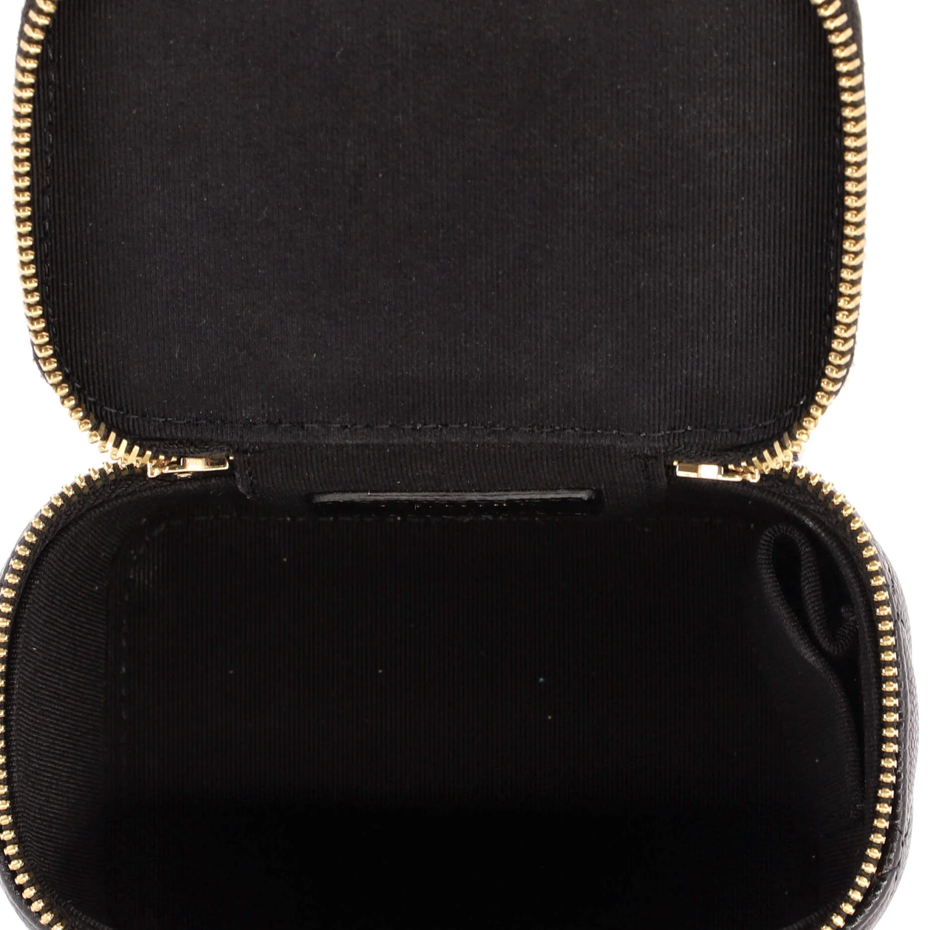 Classic Pearl Vanity Case with Chain Quilted Caviar Mini - Image 5