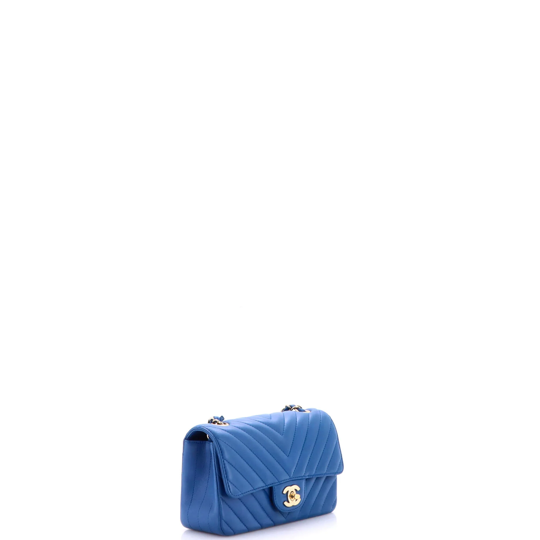 Classic Single Flap Bag Chevron Lambskin Mini - Image 2