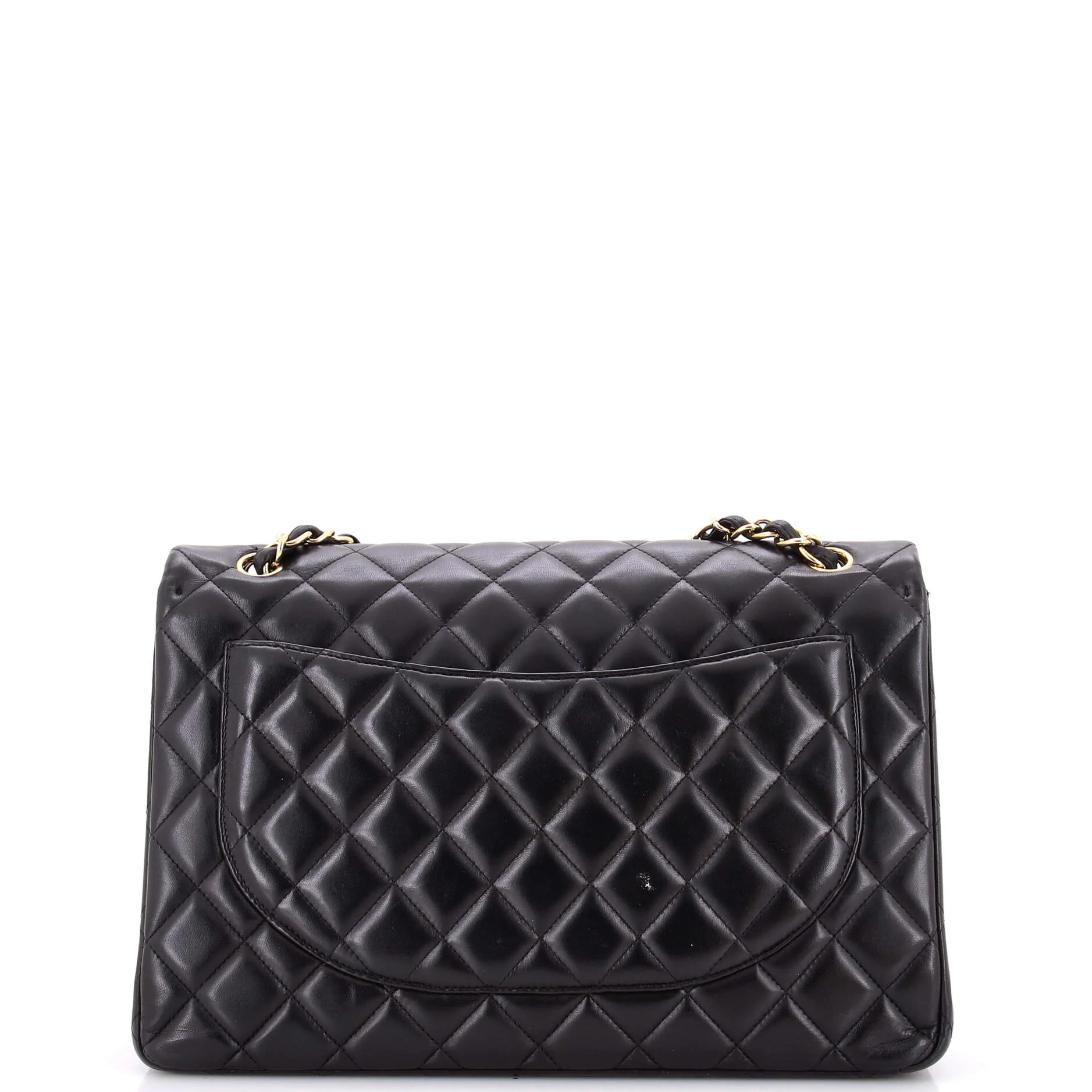 Classic Single Flap Bag Quilted Lambskin Maxi - Image 3