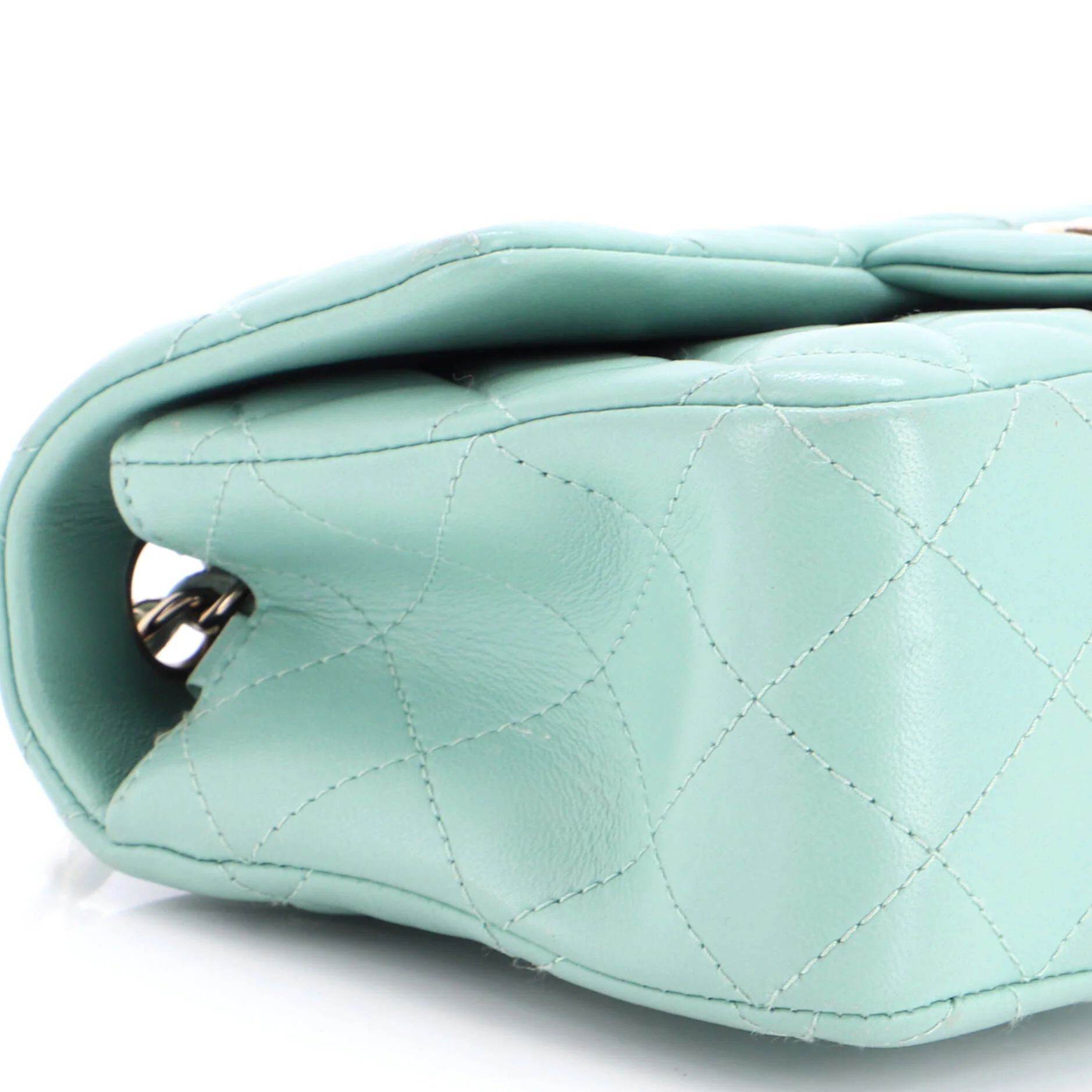Classic Single Flap Bag Quilted Lambskin Mini - Image 6