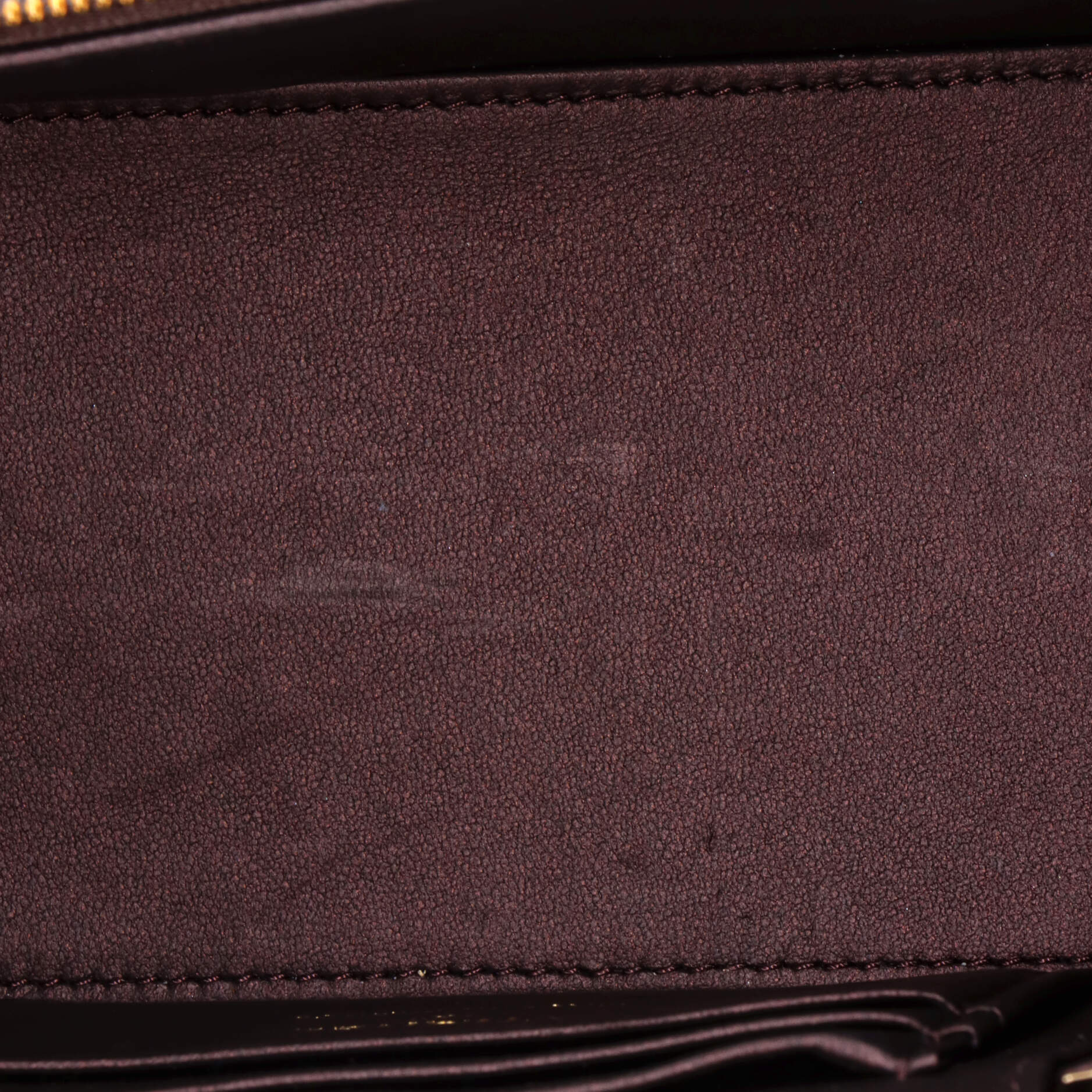 Classic Top Handle Vanity Case with Chain Quilted Lambskin Small - Image 5