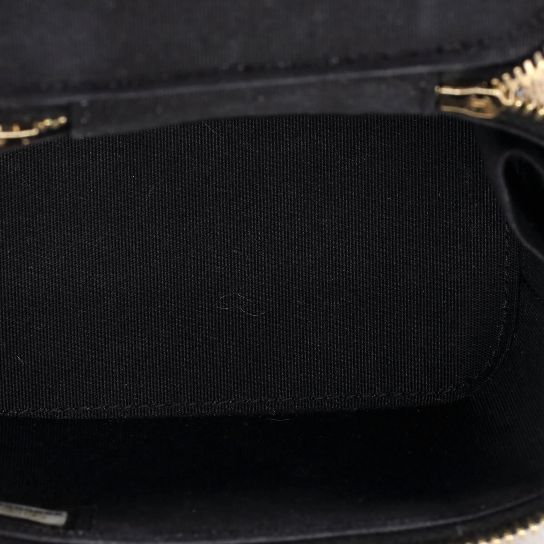 Classic Vanity Case with Chain Striped Raffia and Jute Mini - Image 5