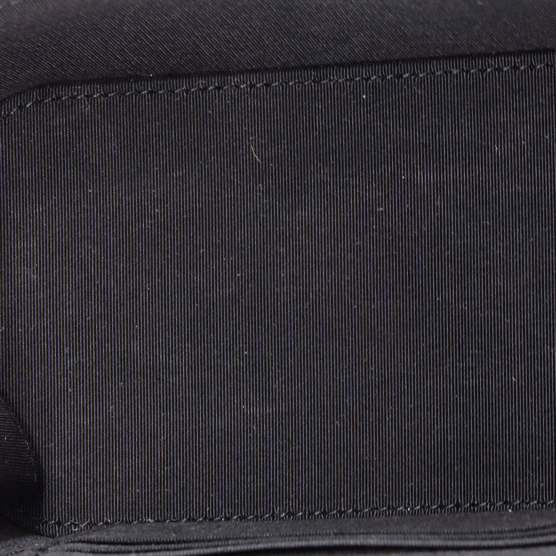 Classic Vanity Case with Chain Striped Raffia and Jute Small - Image 6