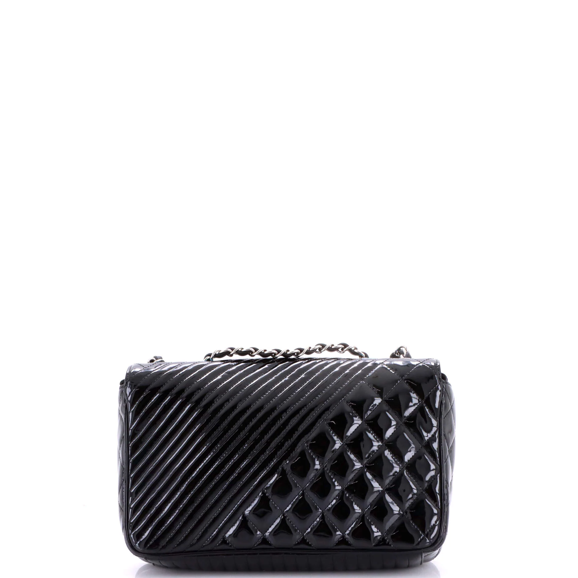 Coco Boy Flap Bag Quilted Patent Medium - Image 4