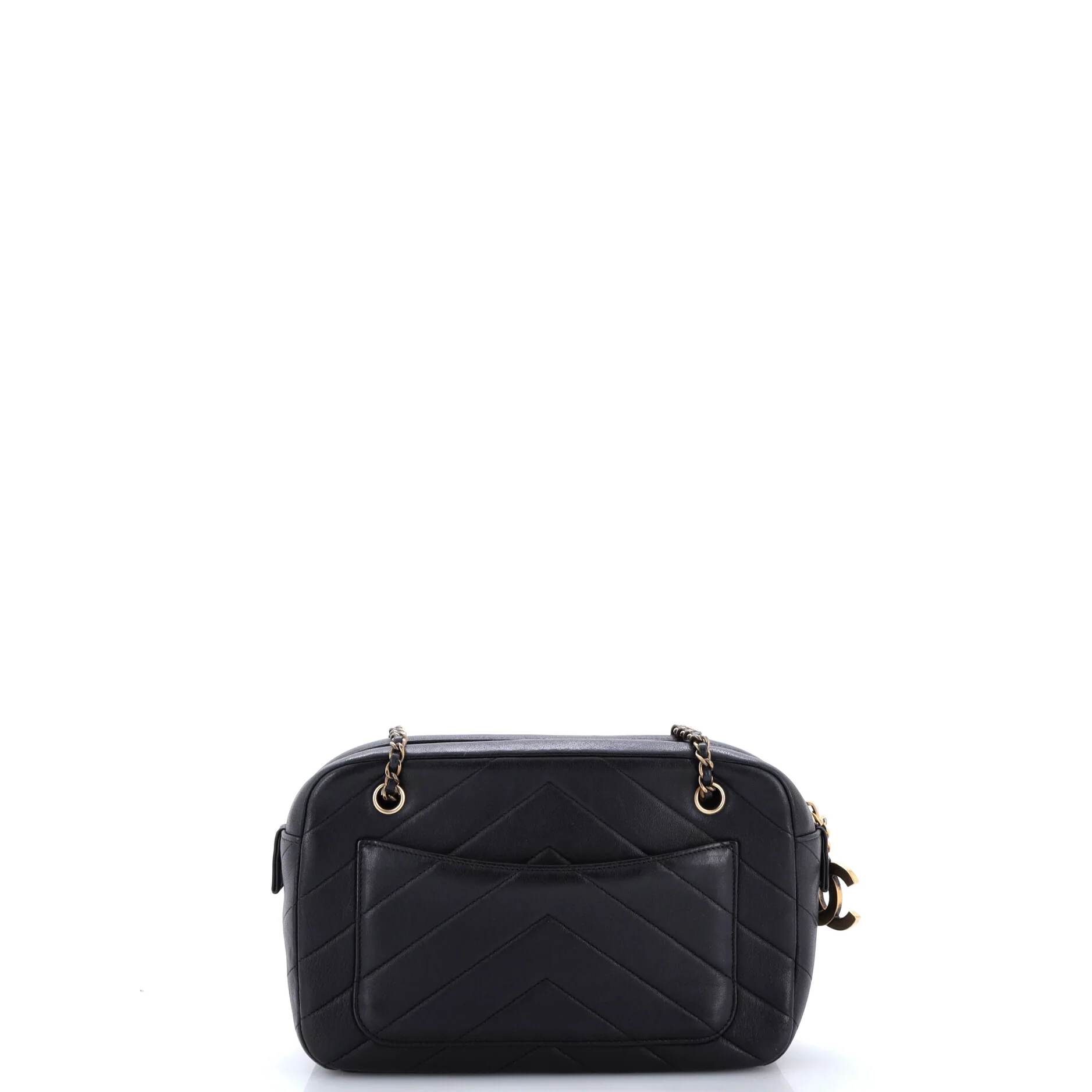 Coco Envelope Camera Case Bag Chevron Lambskin Small - Image 3
