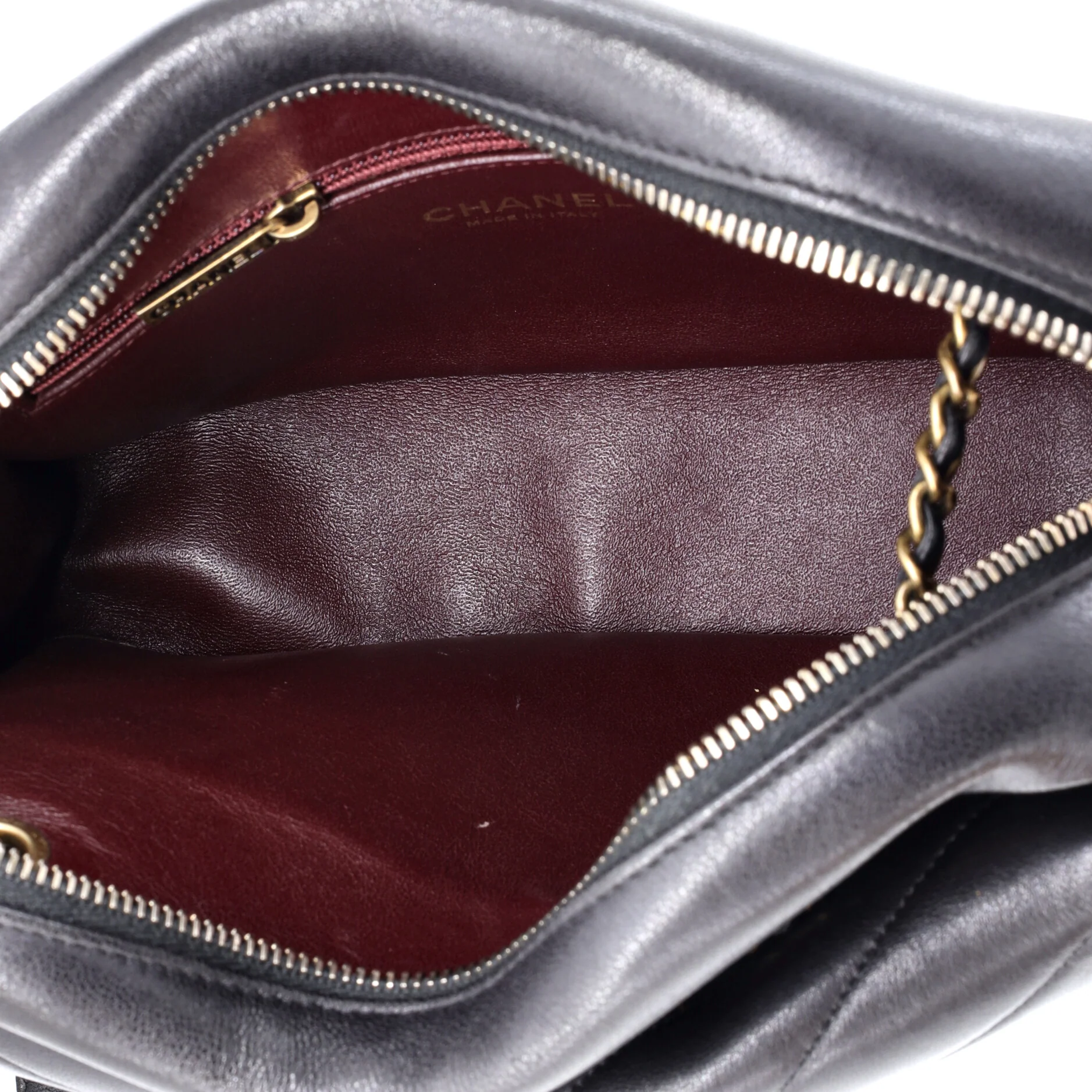 Coco Envelope Camera Case Bag Chevron Lambskin Small - Image 5