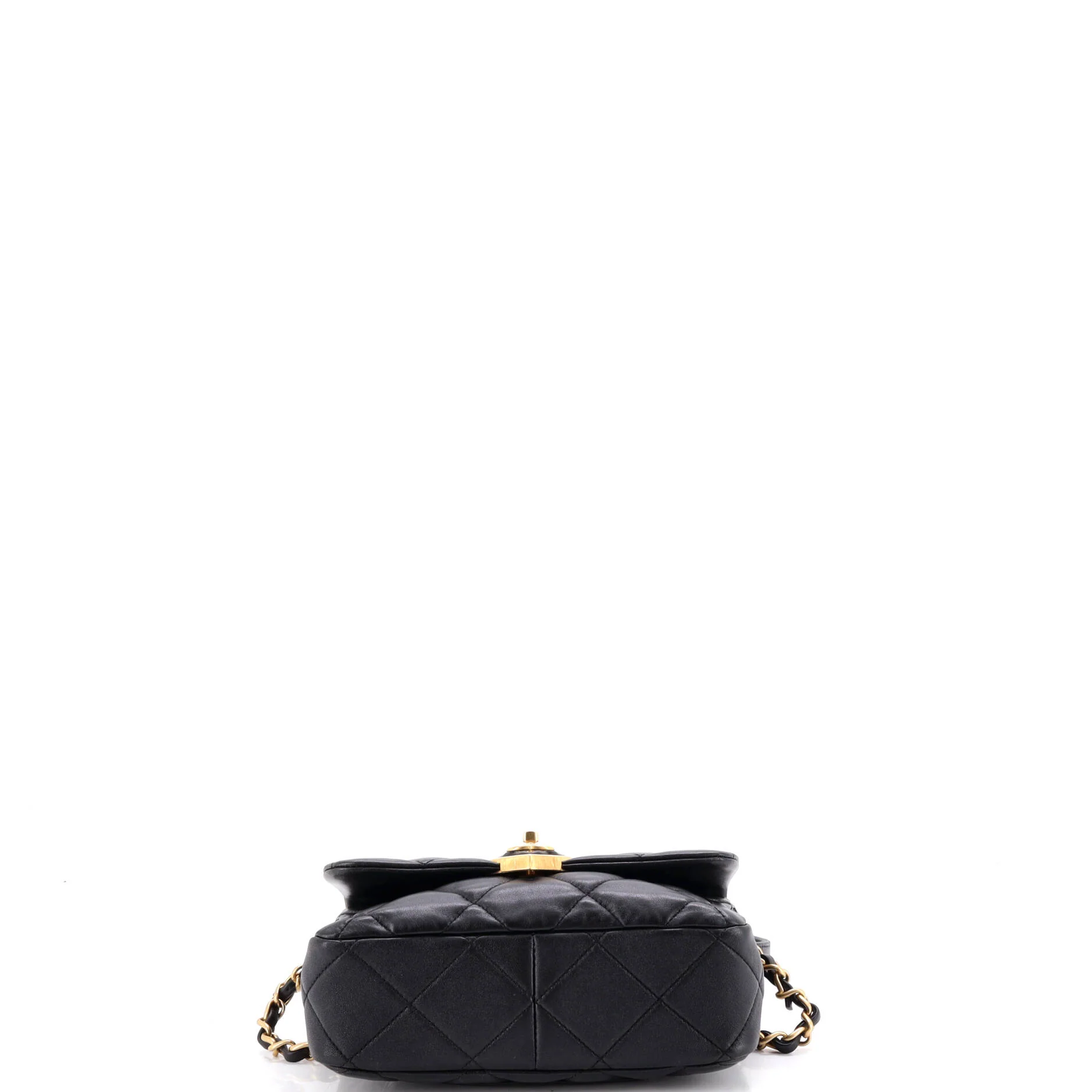 Coco Love CC Heart Flap Bag Quilted Lambskin Small - Image 4