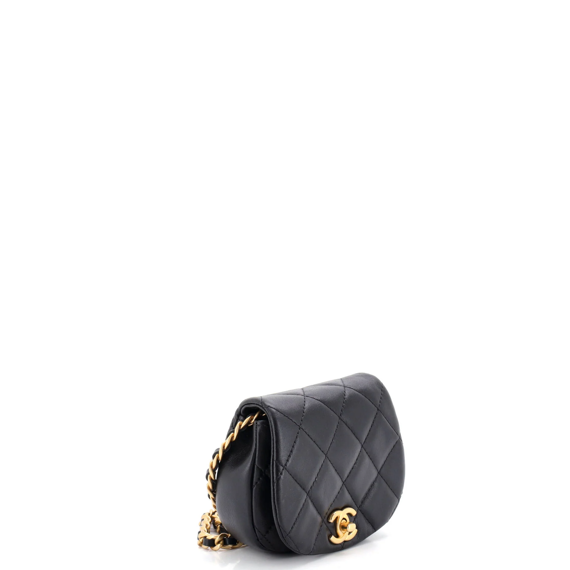 Coco Mail Clutch with Chain Quilted Calfskin Mini - Image 2