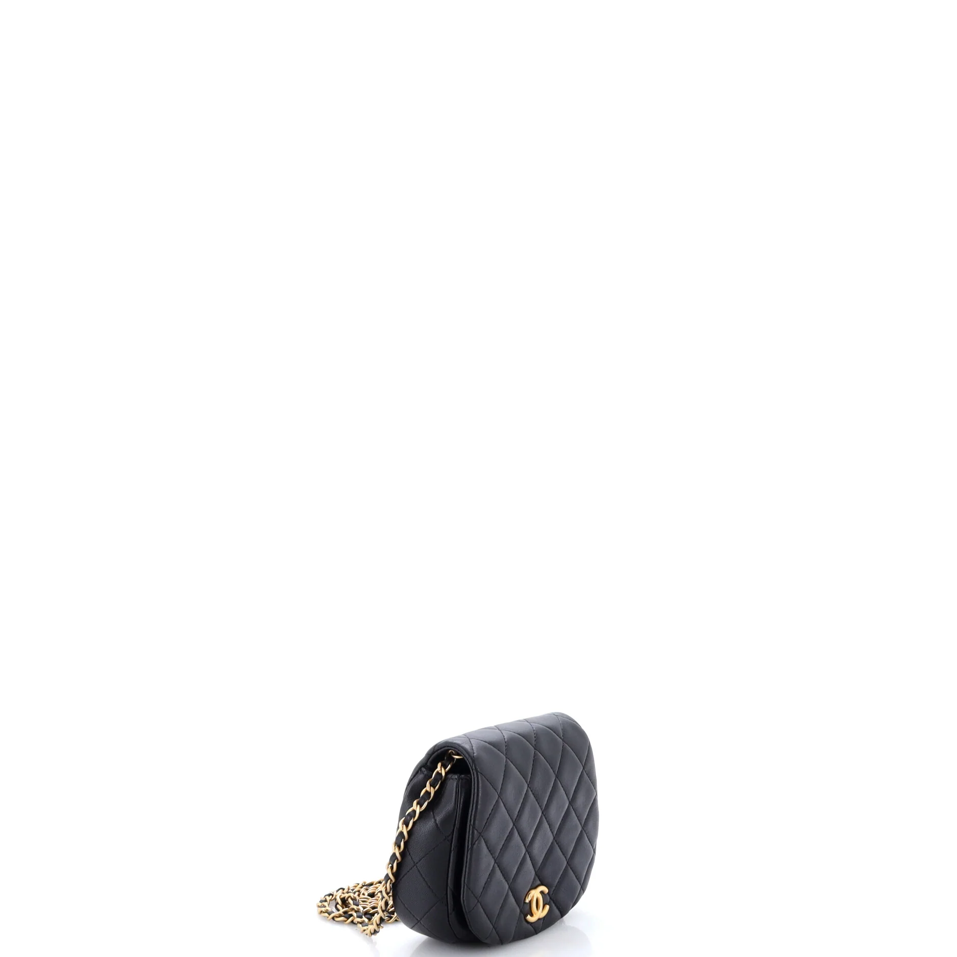 Coco Mail Clutch with Chain Quilted Calfskin Small - Image 2