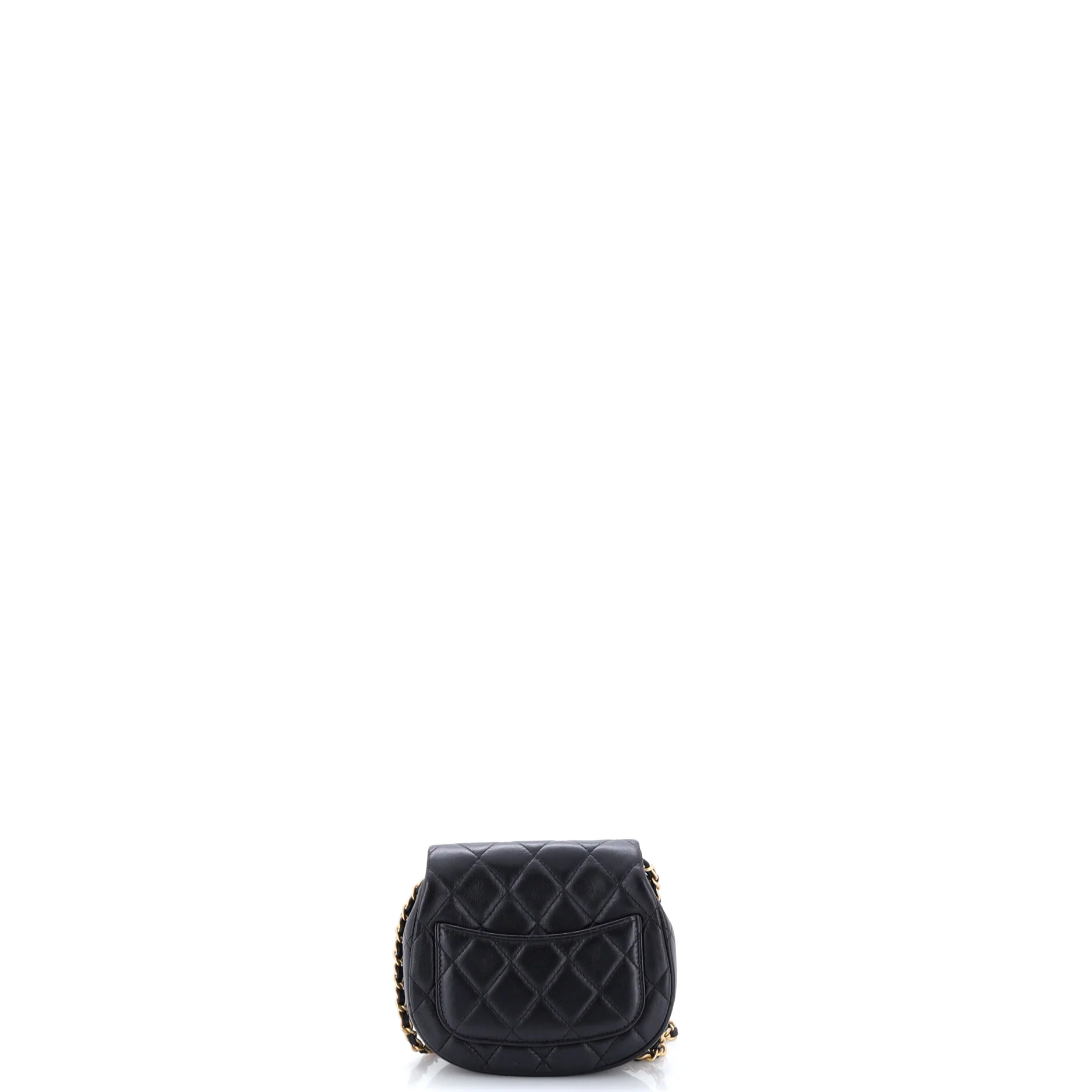 Coco Mail Clutch with Chain Quilted Calfskin Small - Image 3