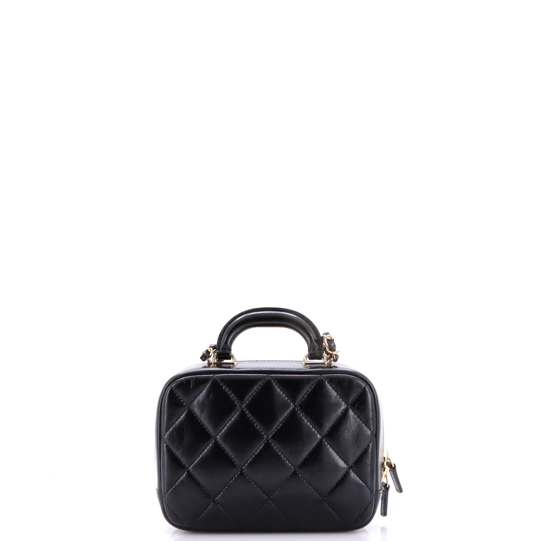 Coco Trip Vanity Case Quilted Shiny Lambskin - Image 3