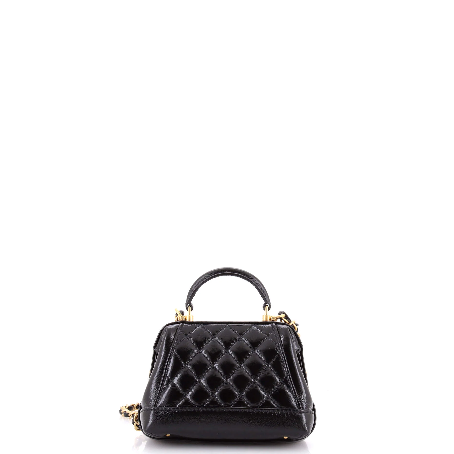 Cocodoc Top Handle Bag Quilted Lambskin Mini - Image 3