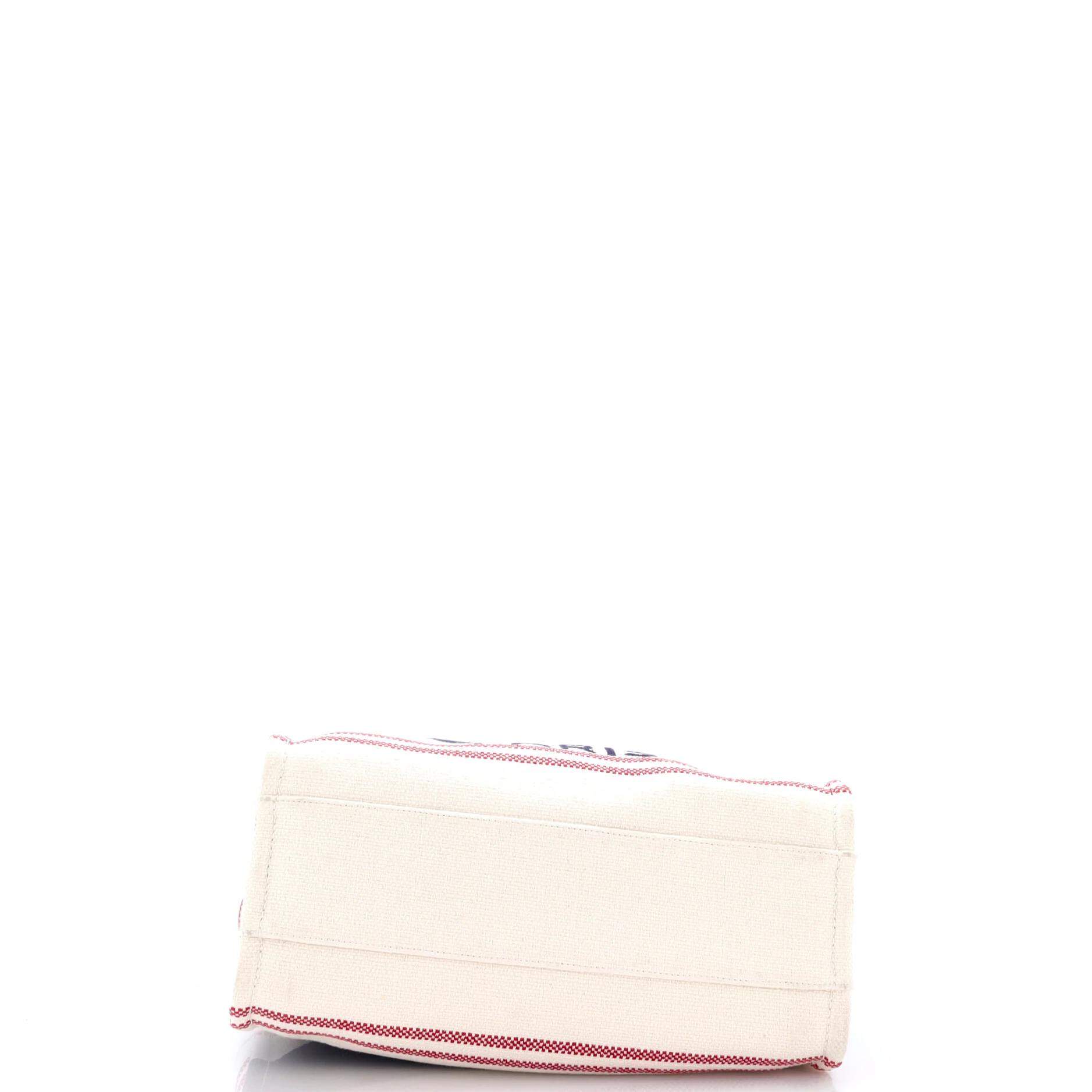 Deauville Tote Fringe Striped Canvas Small - Image 5