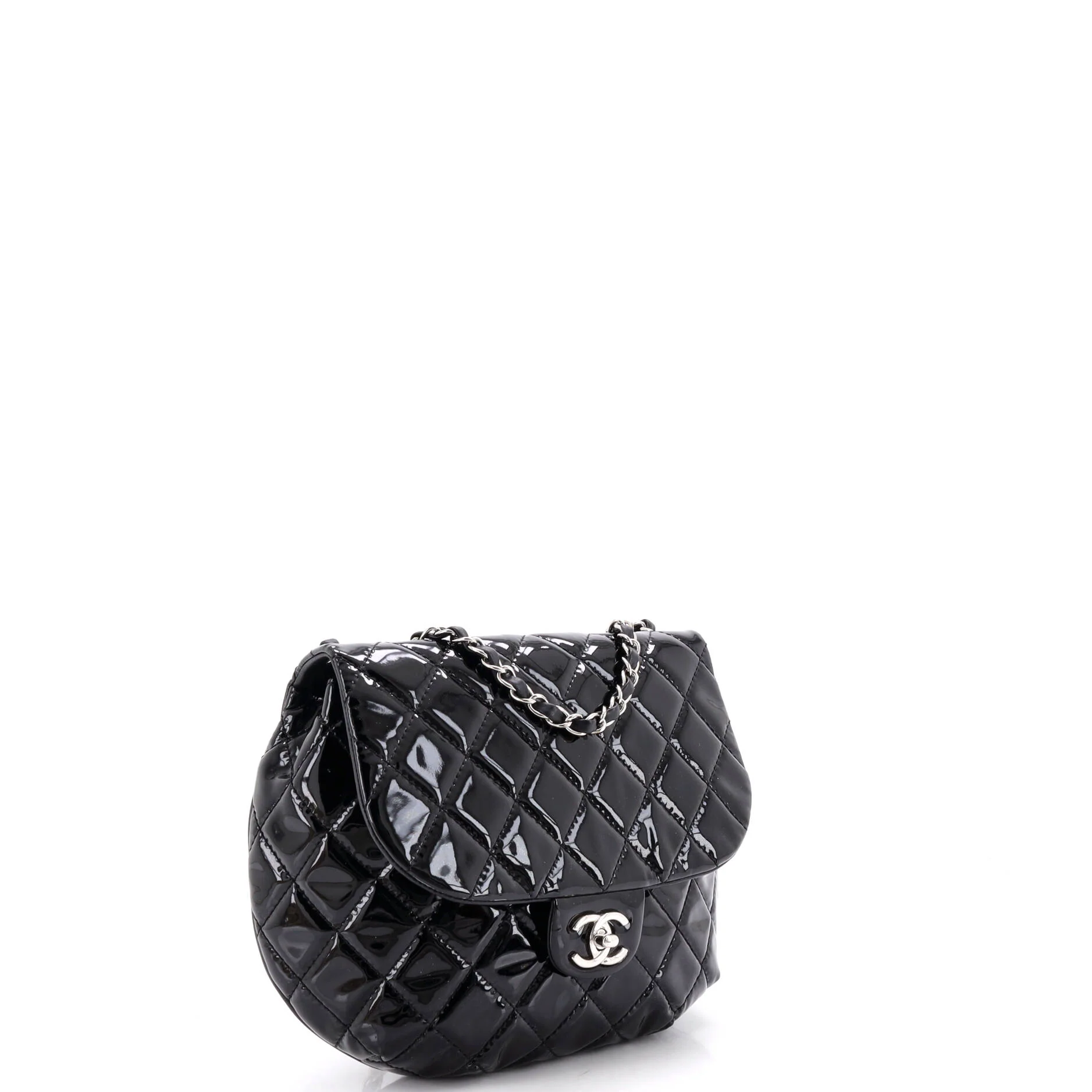 Dubai Messenger Bag Quilted Patent Medium - Image 2