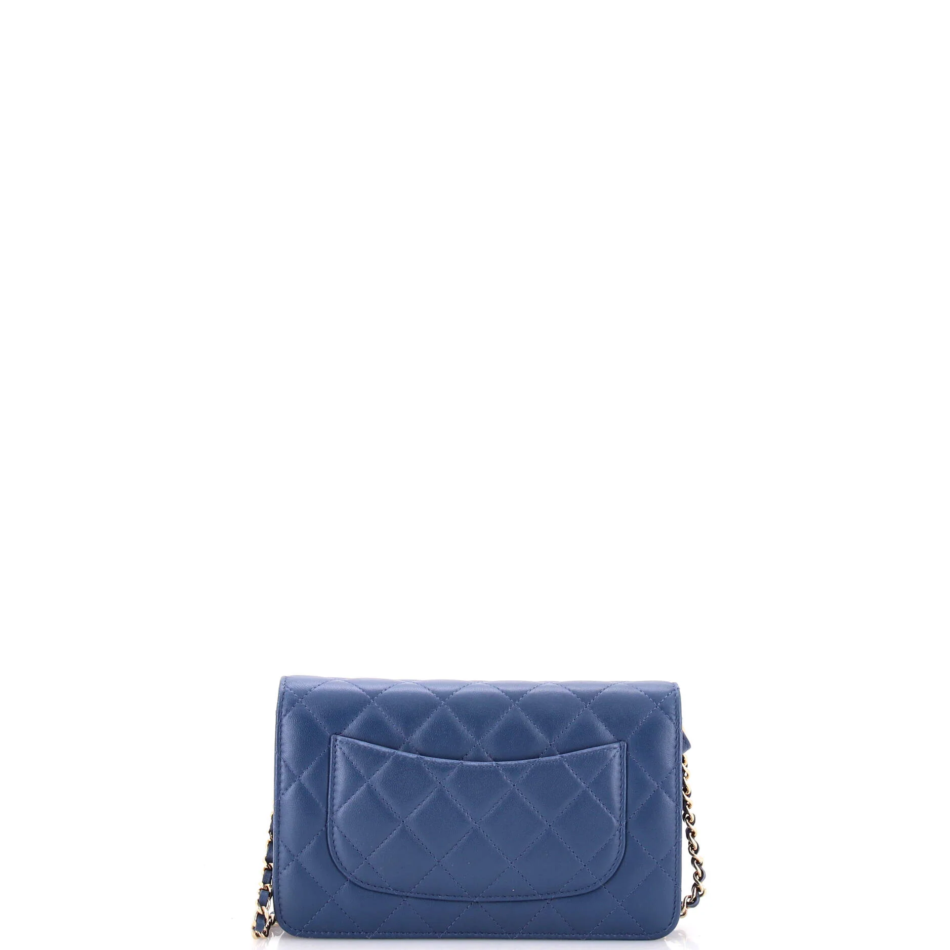 Emoticon Wallet on Chain Quilted Lambskin - Image 3