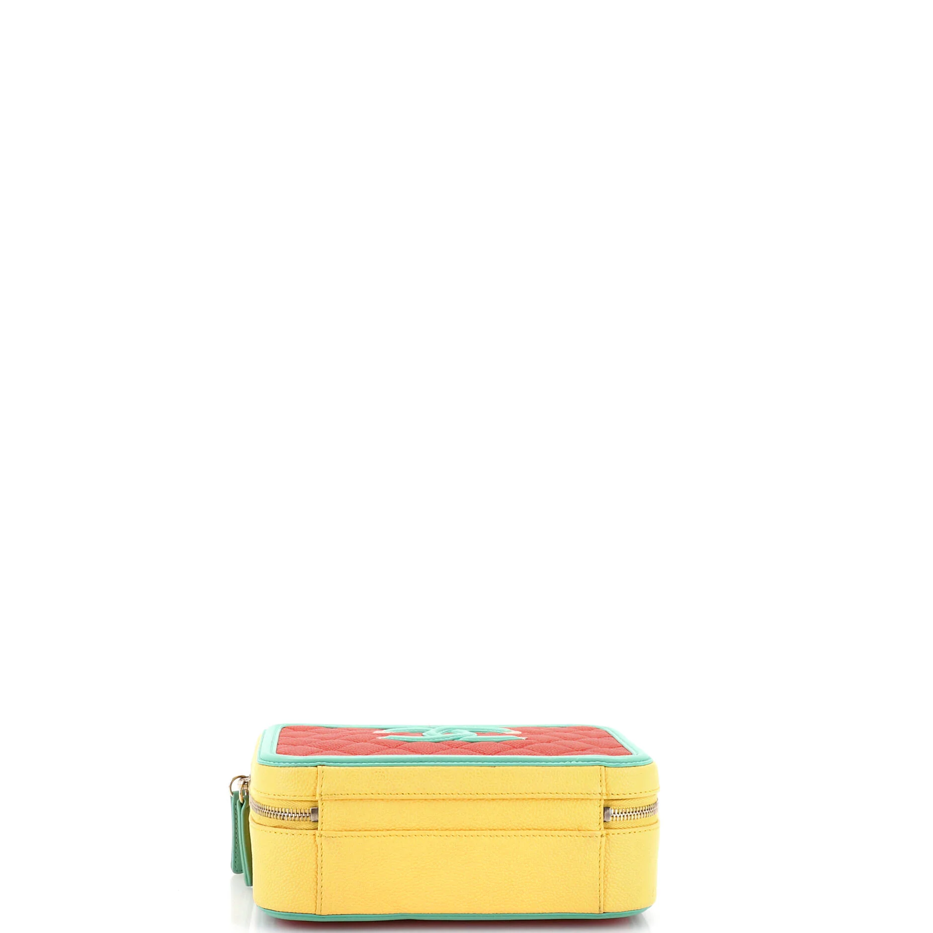 Filigree Vanity Case Quilted Caviar Medium - Image 4