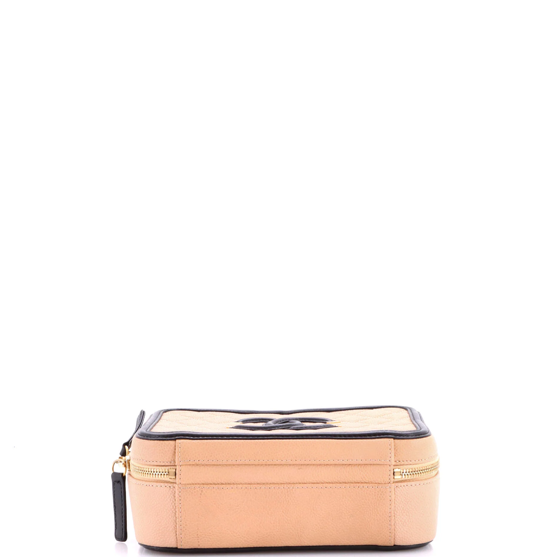 Filigree Vanity Case Quilted Caviar Medium - Image 4
