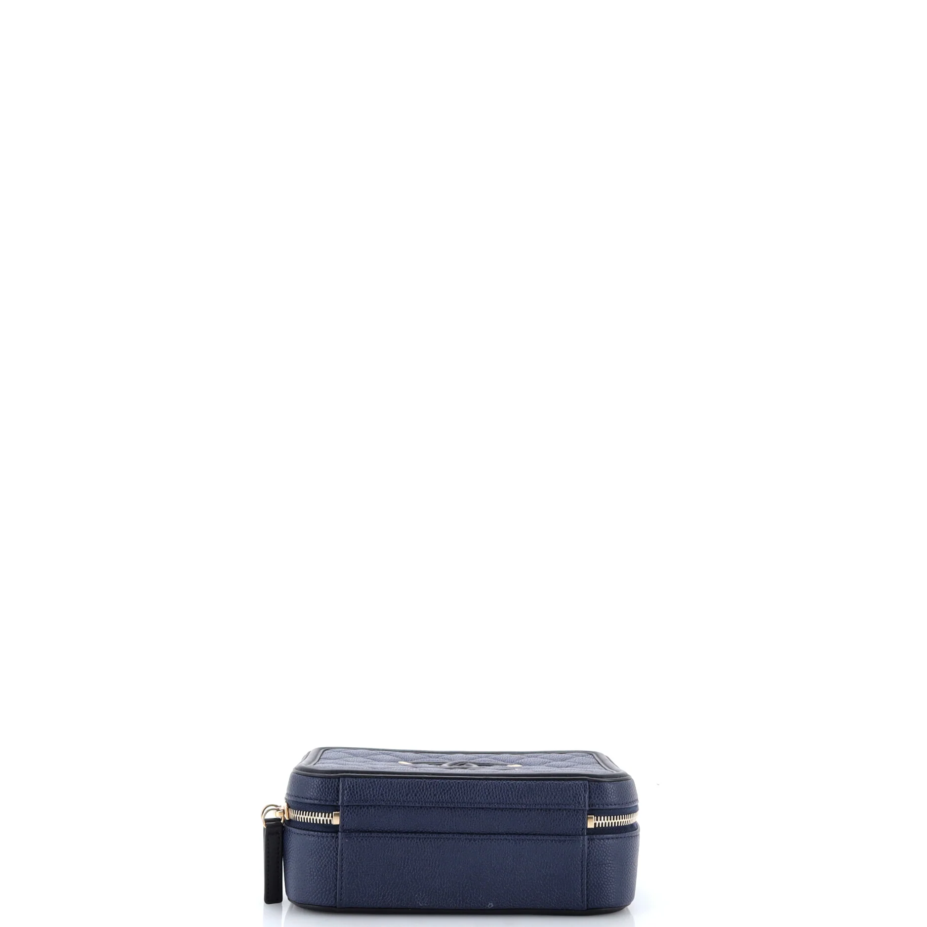 Filigree Vanity Case Quilted Caviar Medium - Image 4