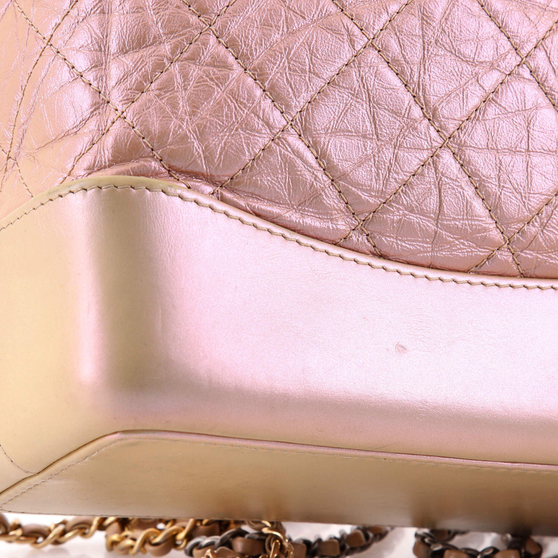 Gabrielle Backpack Quilted Iridescent Aged Calfskin Small - Image 6