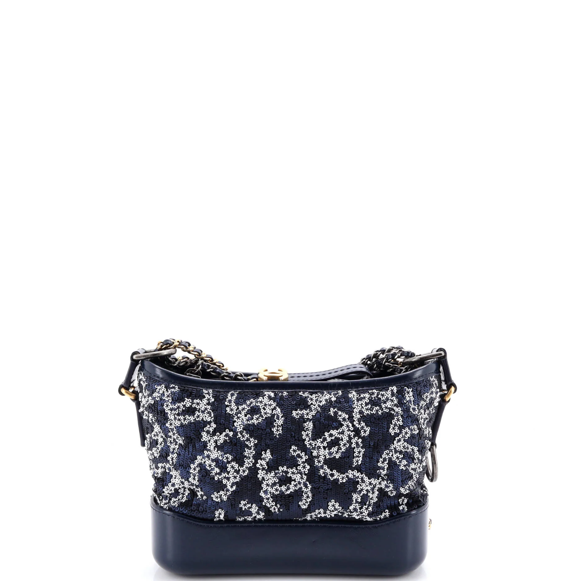 Gabrielle Hobo Logo Motif Sequins Small - Image 3