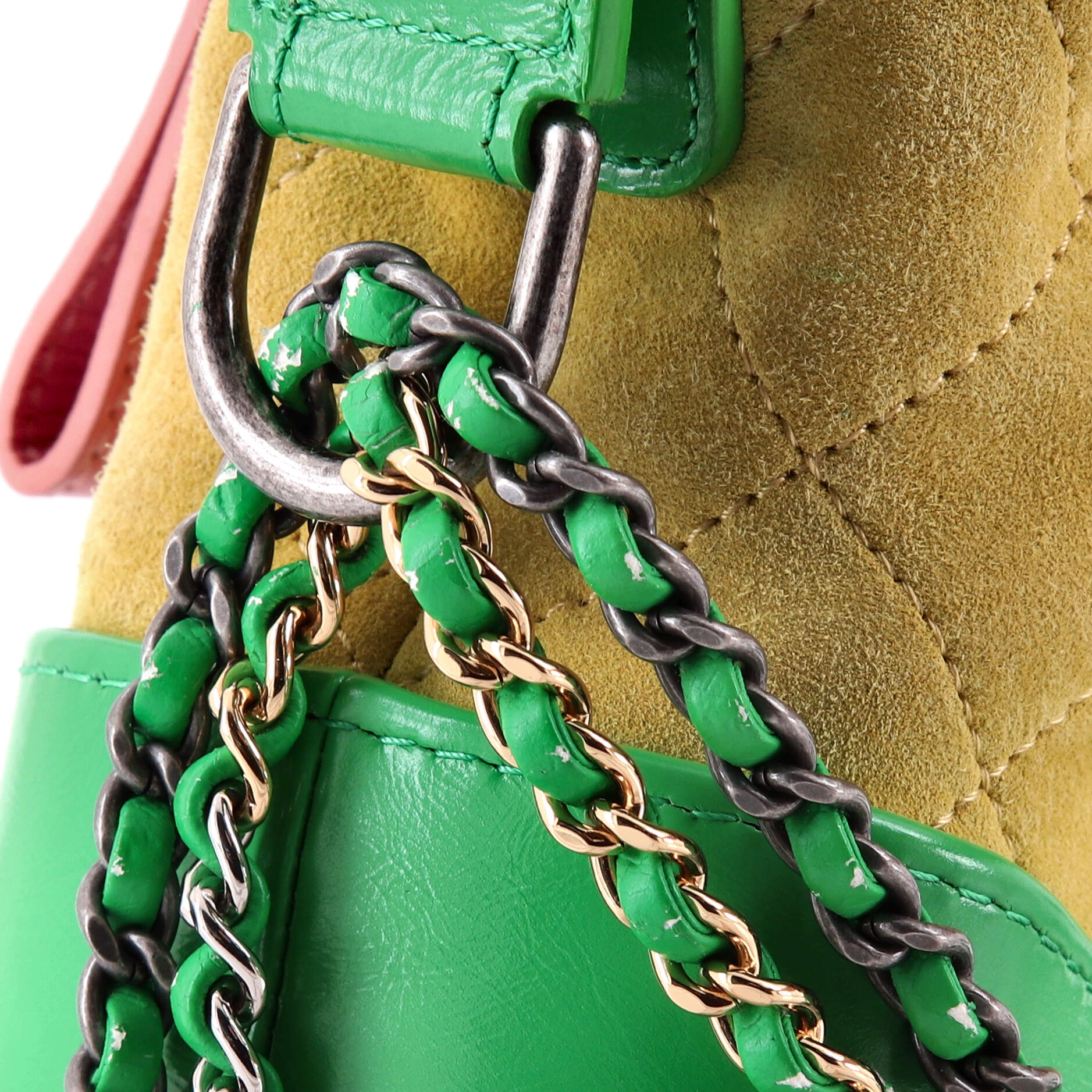 Gabrielle Hobo Quilted Suede Small - Image 8
