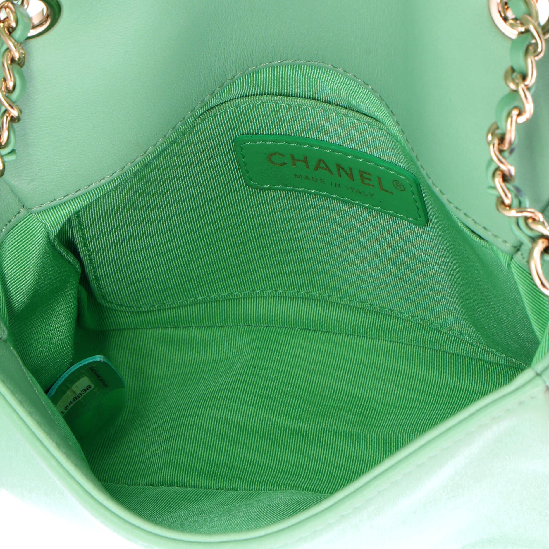 Giant Crystal CC Flap Bag Lambskin Mini - Image 9